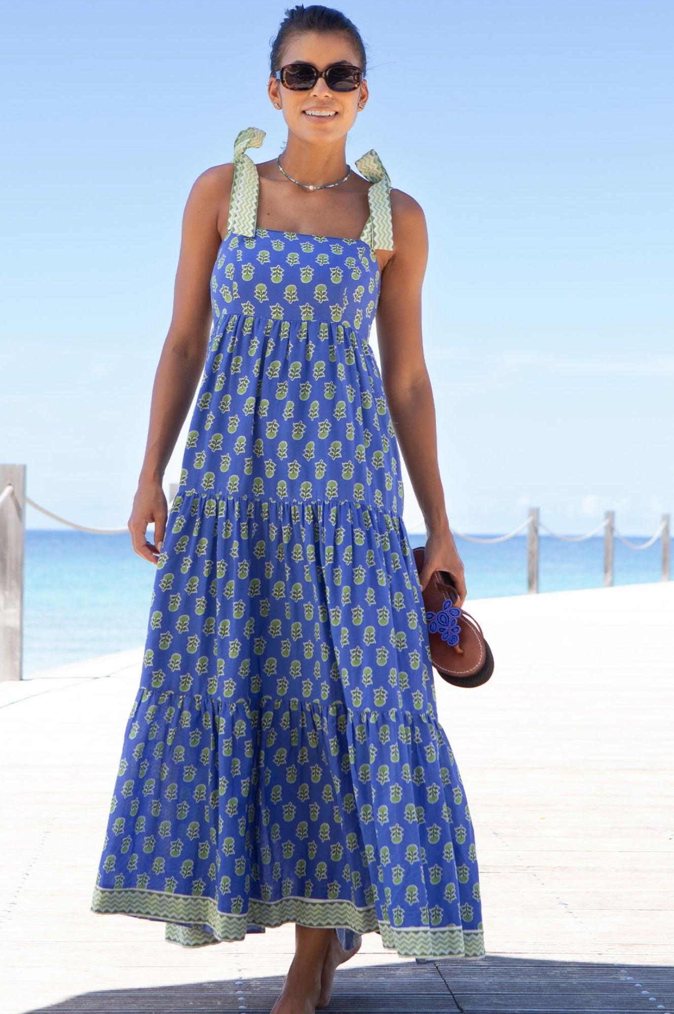 antonia maxi dress hunter green FARM Rio Green Ayla Long Sleeve Ruffled Maxi Dress, Ayla Green / XXS