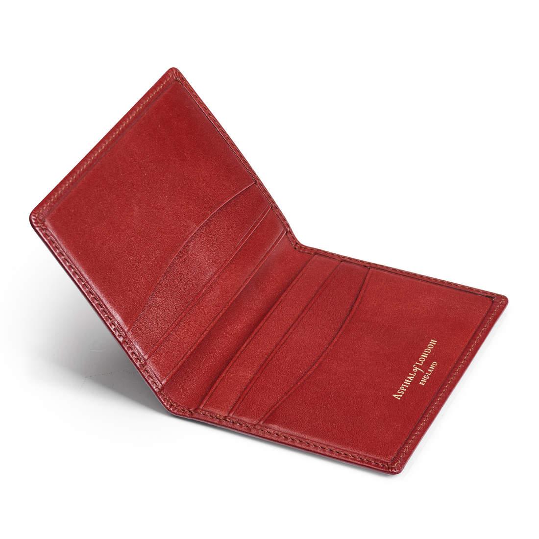 Aspinal of London Leather Double Fold Credit Card Holder Lyst