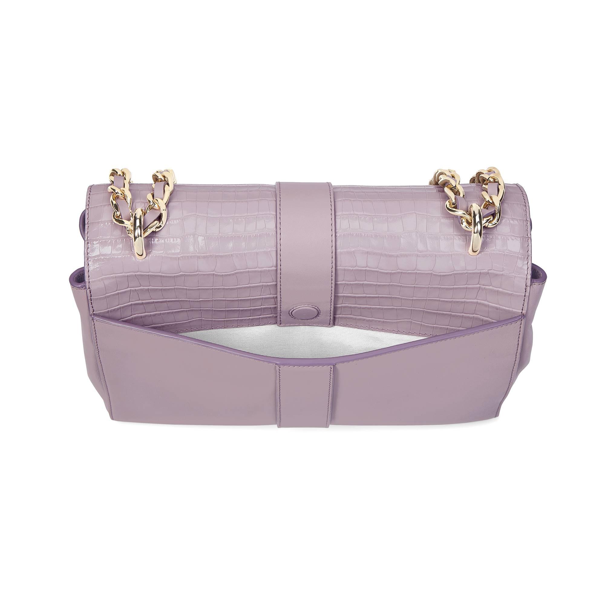 lilac head bag