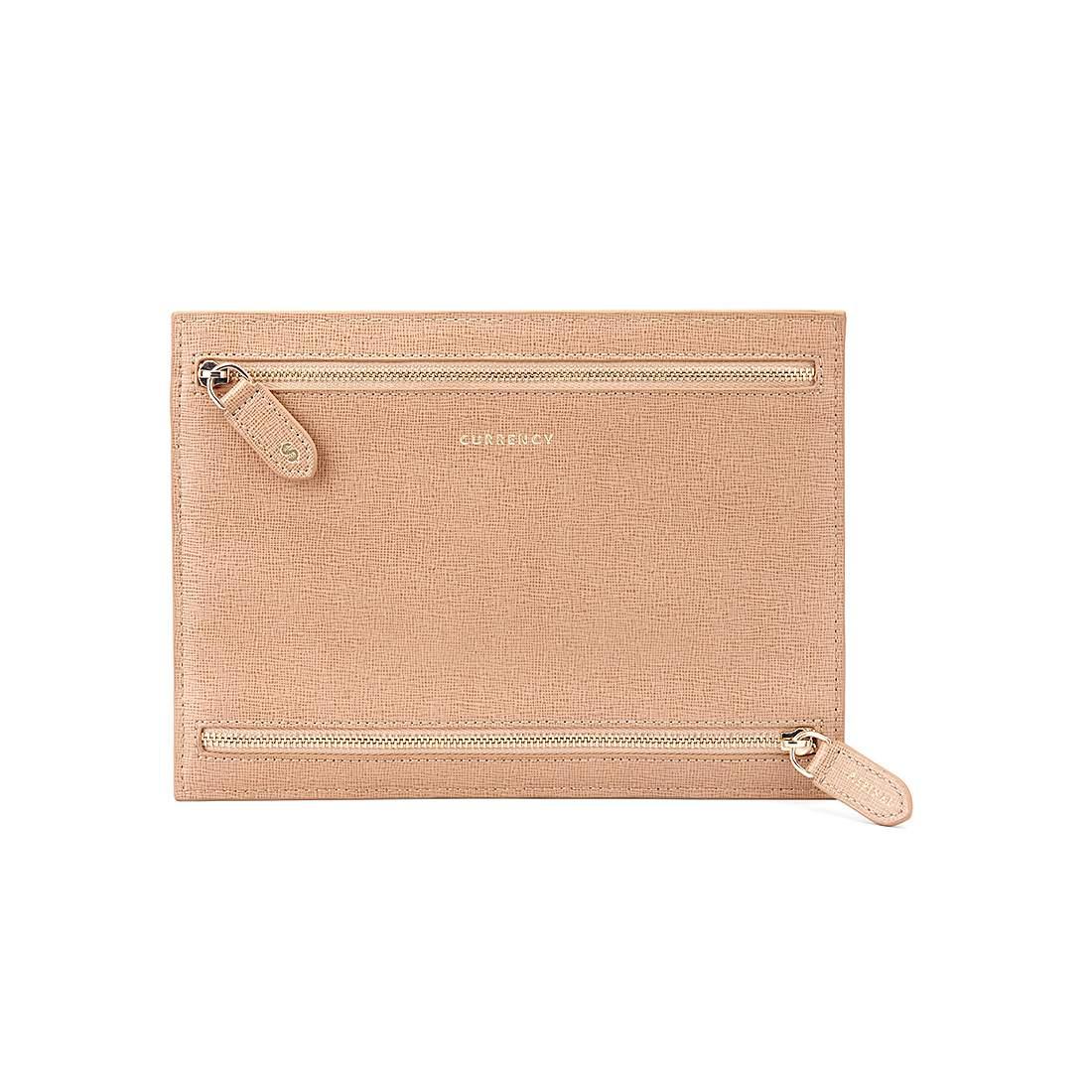 Aspinal of London Leather Multi Currency Wallet in Natural Lyst
