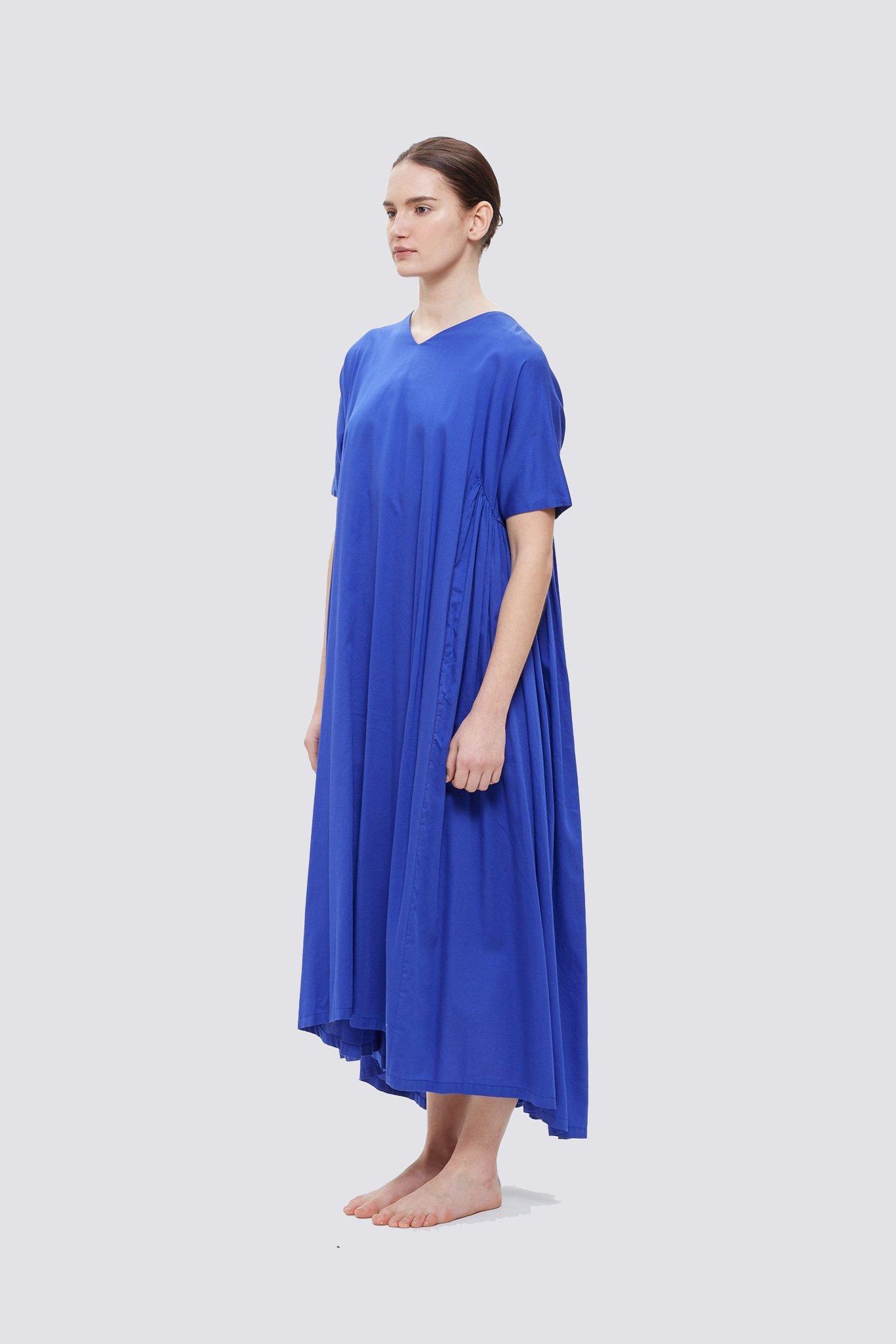 black crane petal dress