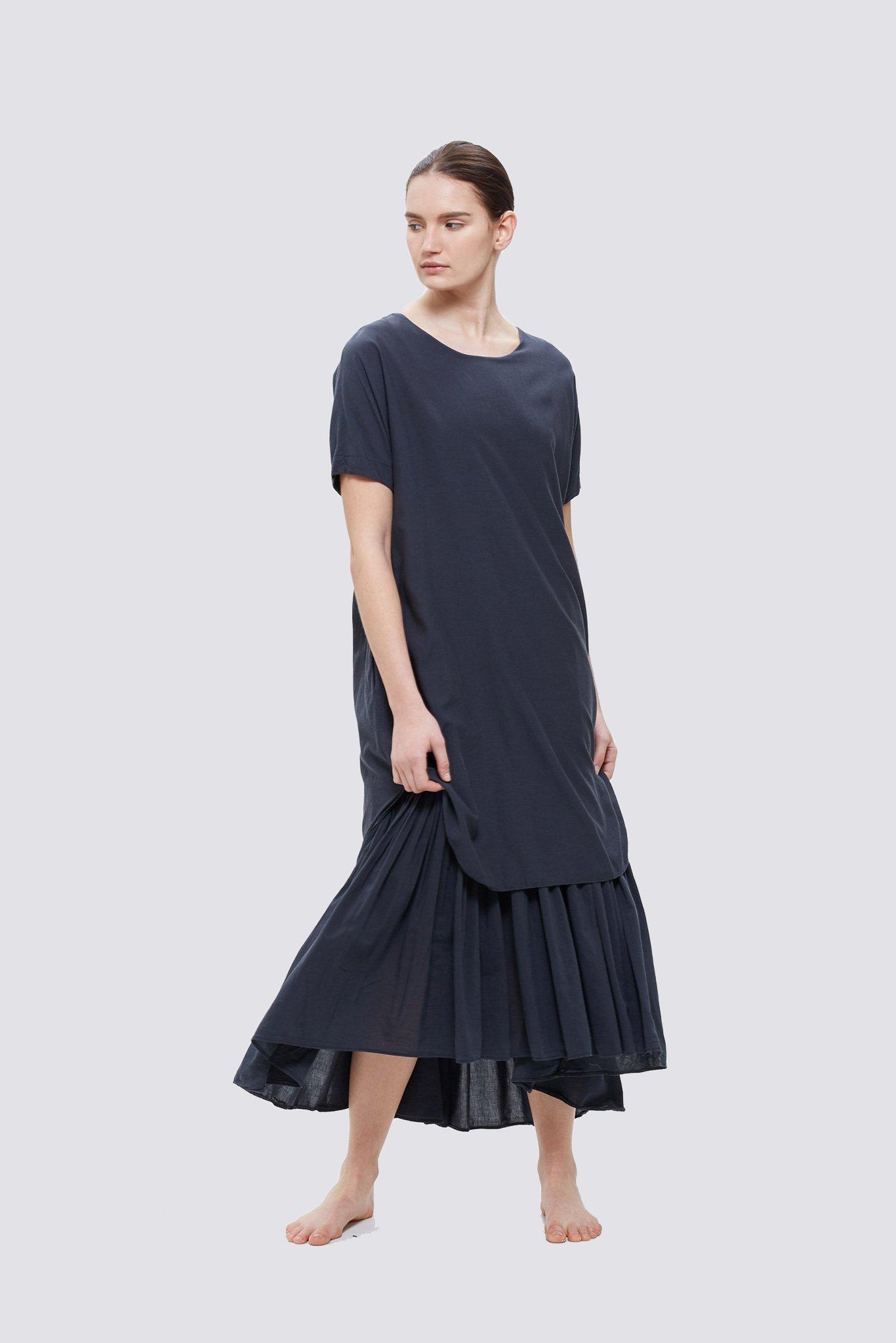 black crane double dress