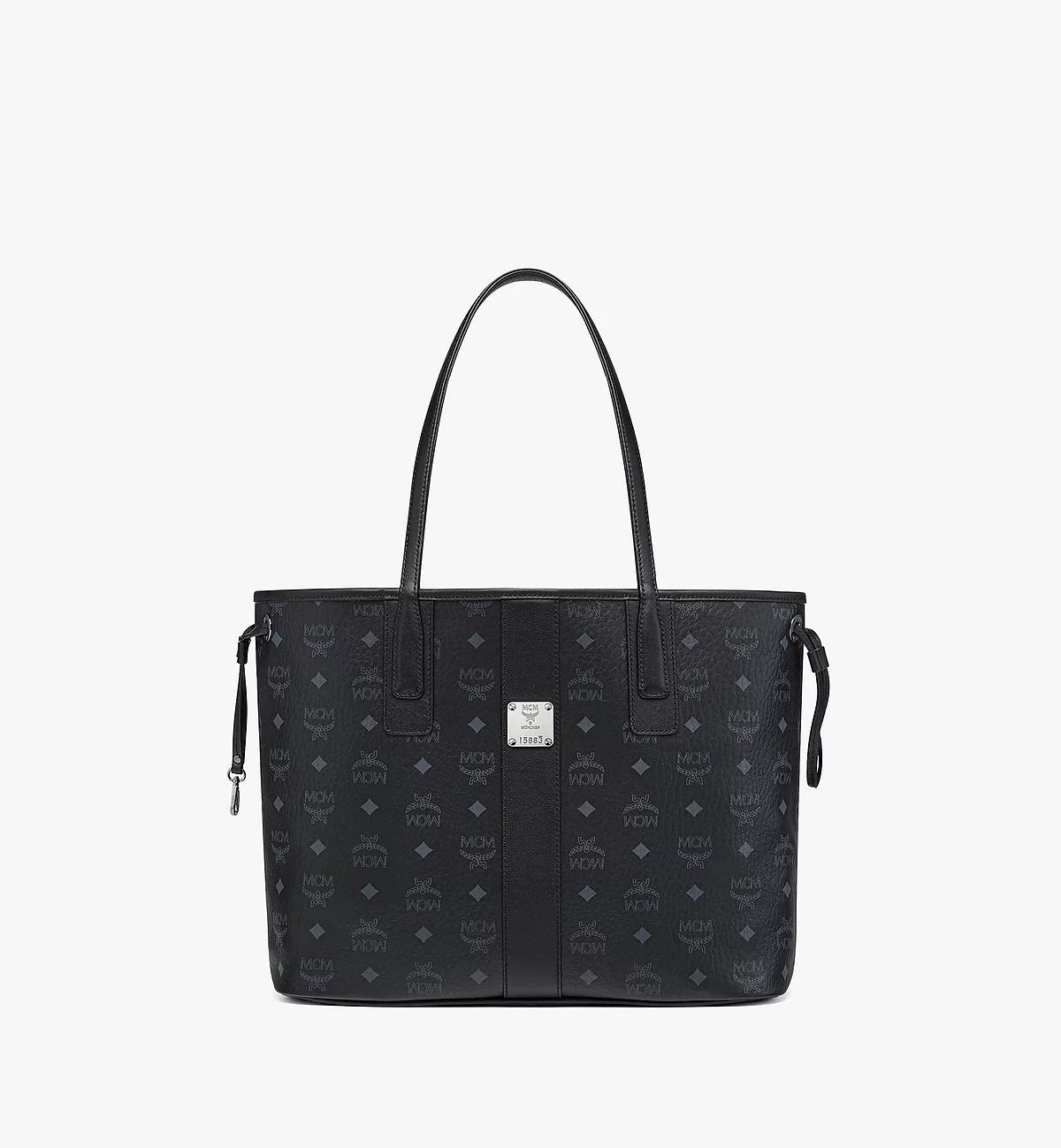 MCM Reversible Liz Shopper Medium Tote Bag in Black Lyst UK