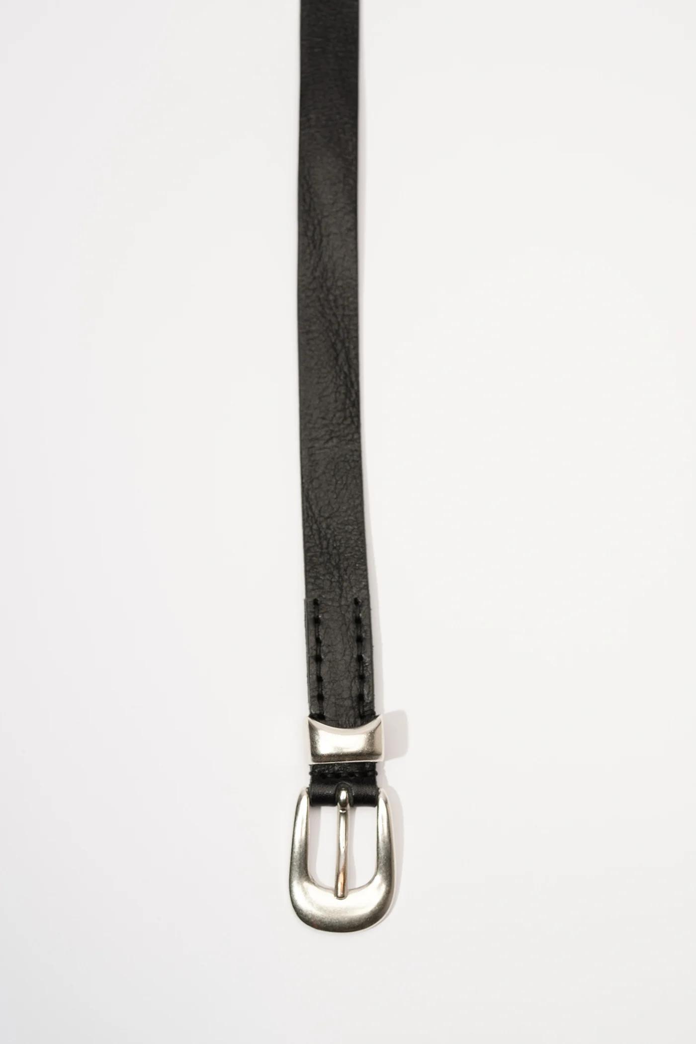 Our Legacy Unisex 2cm Belt in Black | Lyst