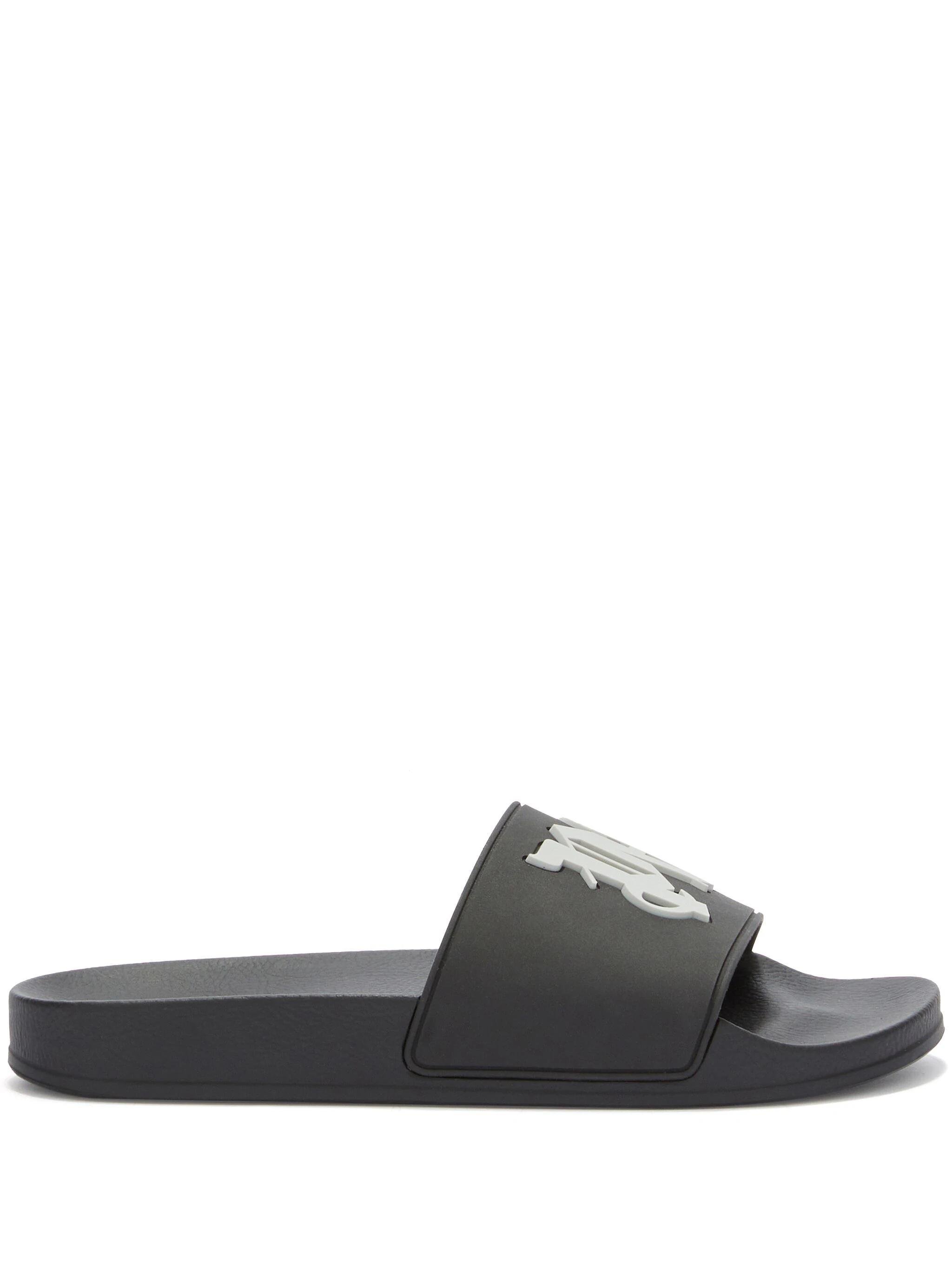 Palm Angels Men Pa Monogram Pool Slider Slippers for Men | Lyst