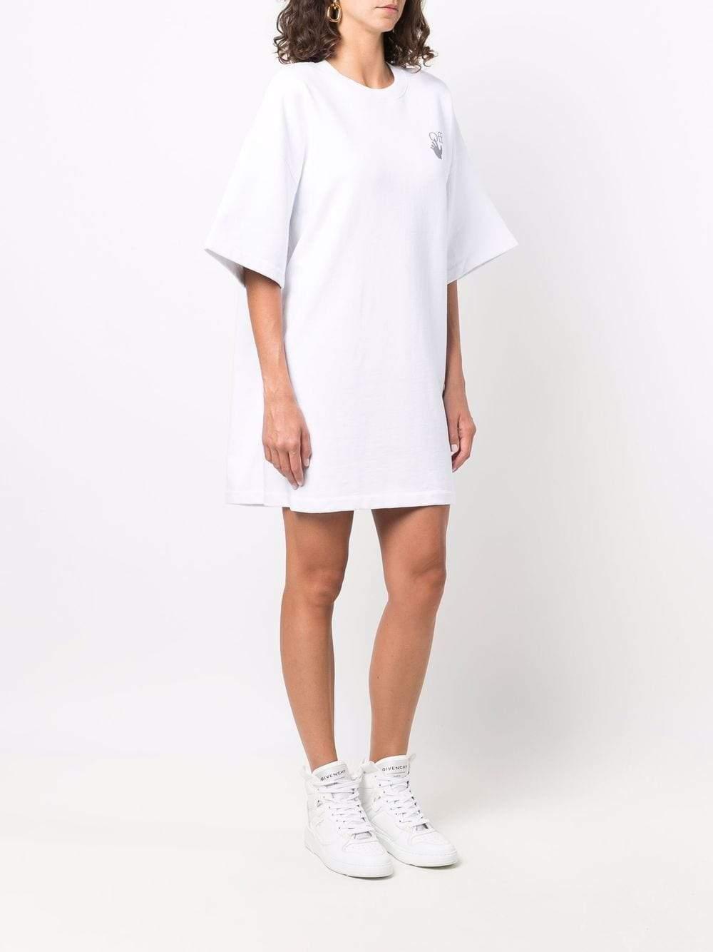 Off-White c/o Virgil Abloh Chine Arrows Snap T-shirt Dress in 