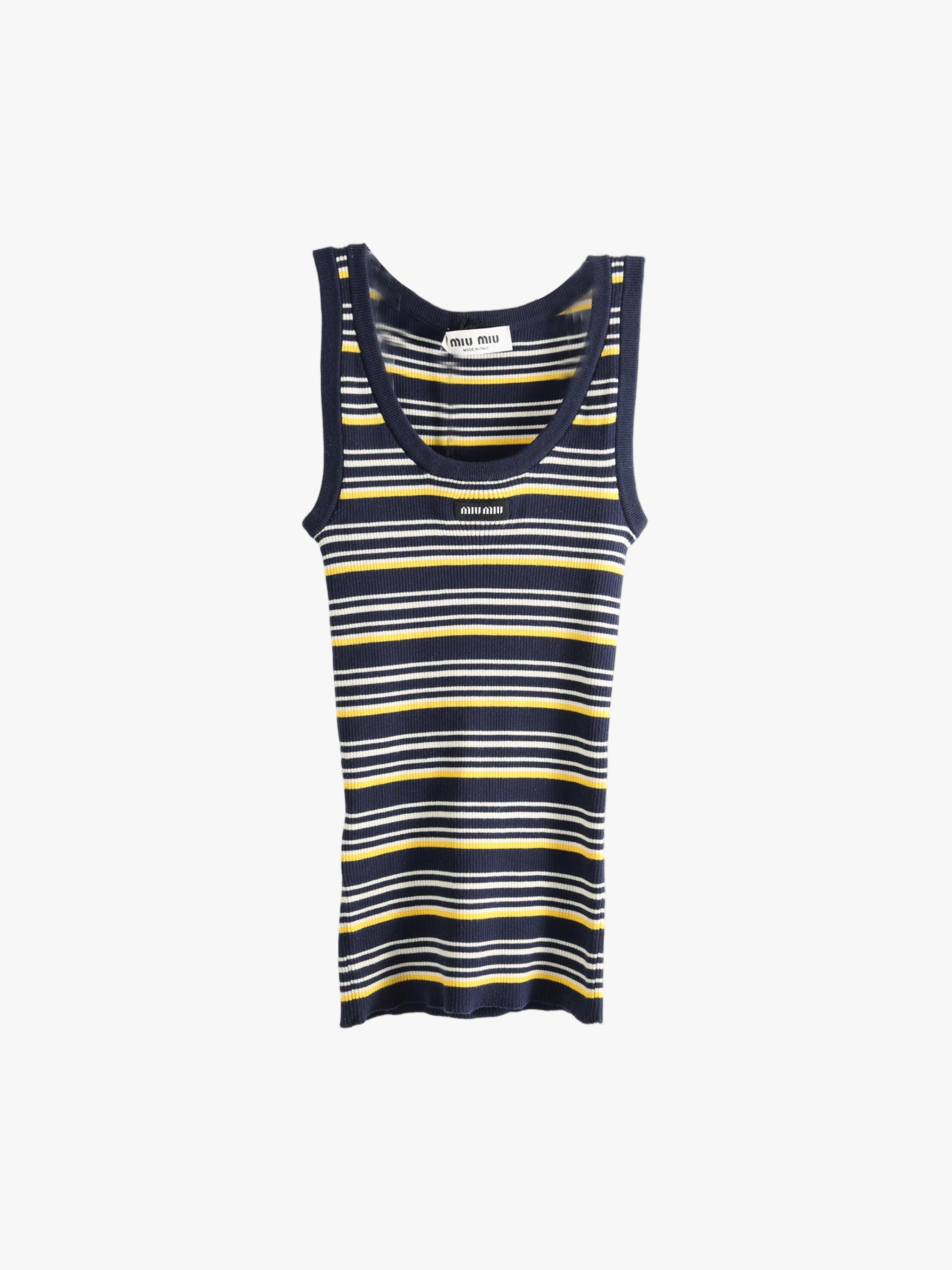 Miu Miu Sleeveless and tank tops for Women | Online Sale up to 33