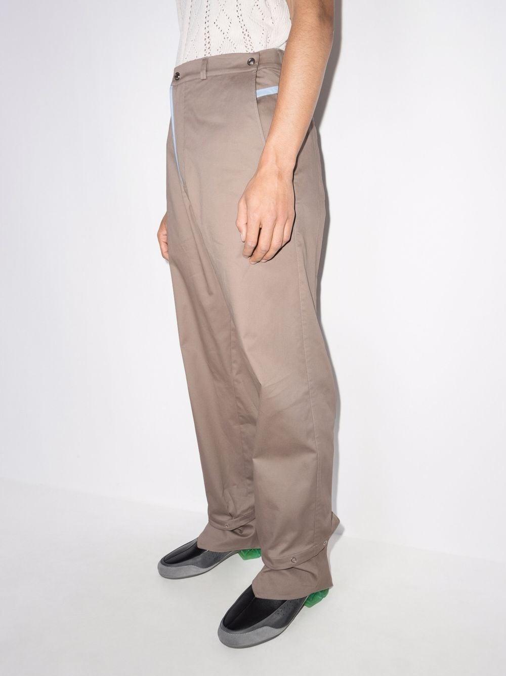 Kiko Kostadinov Haidu Hem Trouser in Gray for Men | Lyst