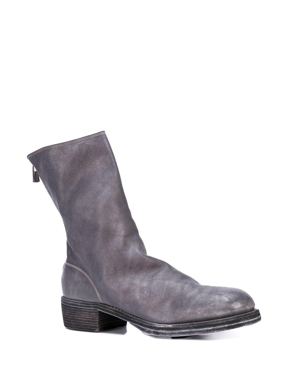 Guidi Leather 788z Classic Backzip Boots in Grey (Gray) for Men 