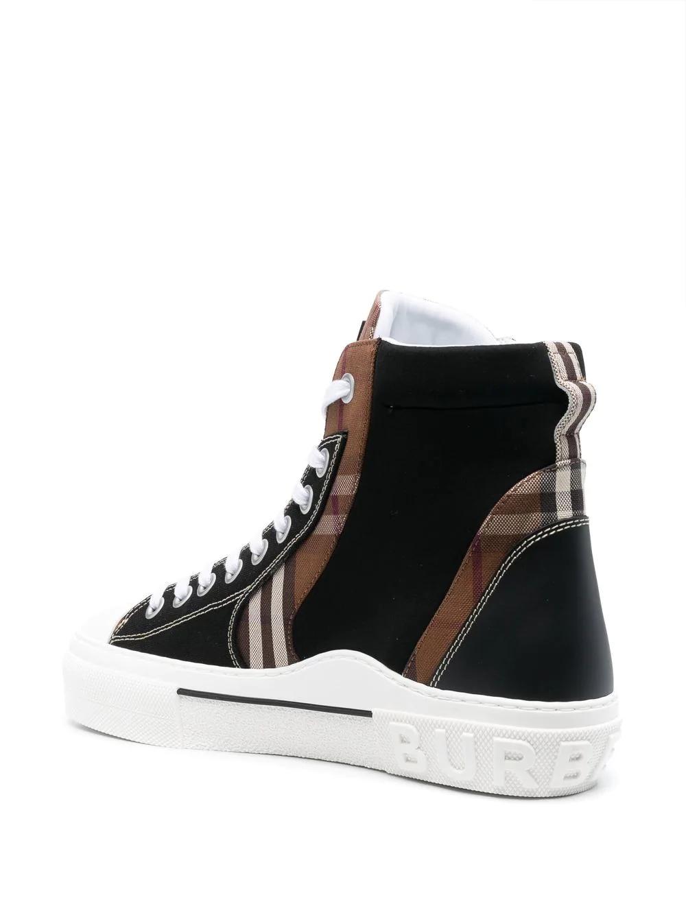Burberry Men High Top Trainer in Black for Men Lyst