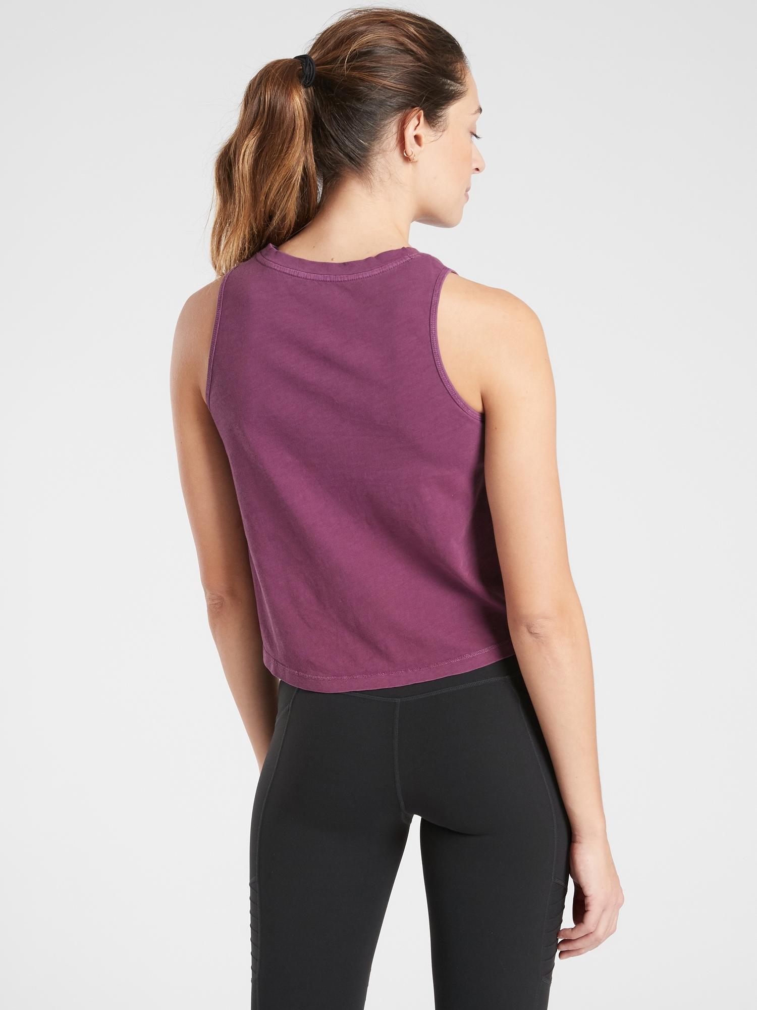 Athleta Cotton Organic Daily Crop Tank 