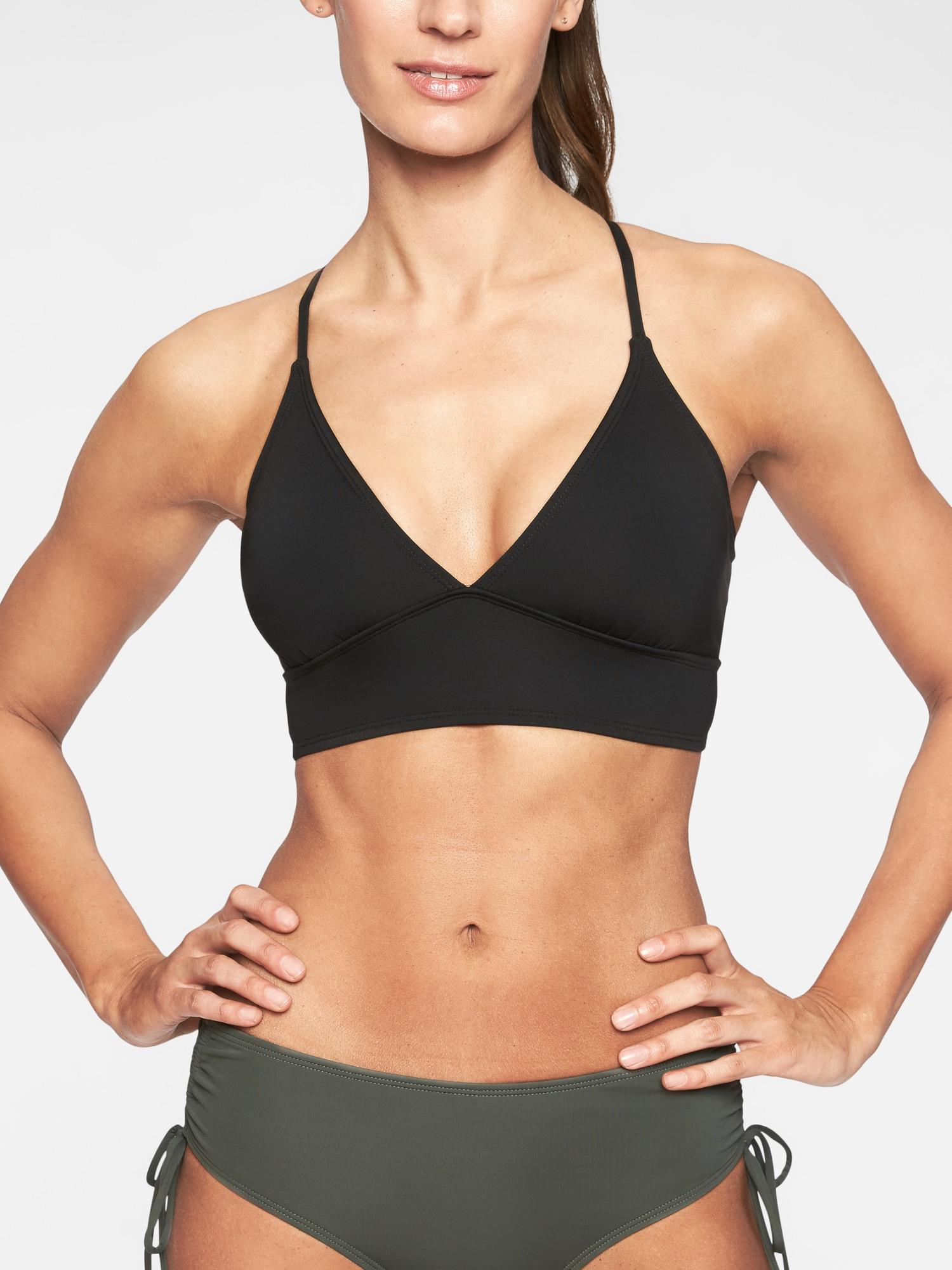 athleta strappy bikini top