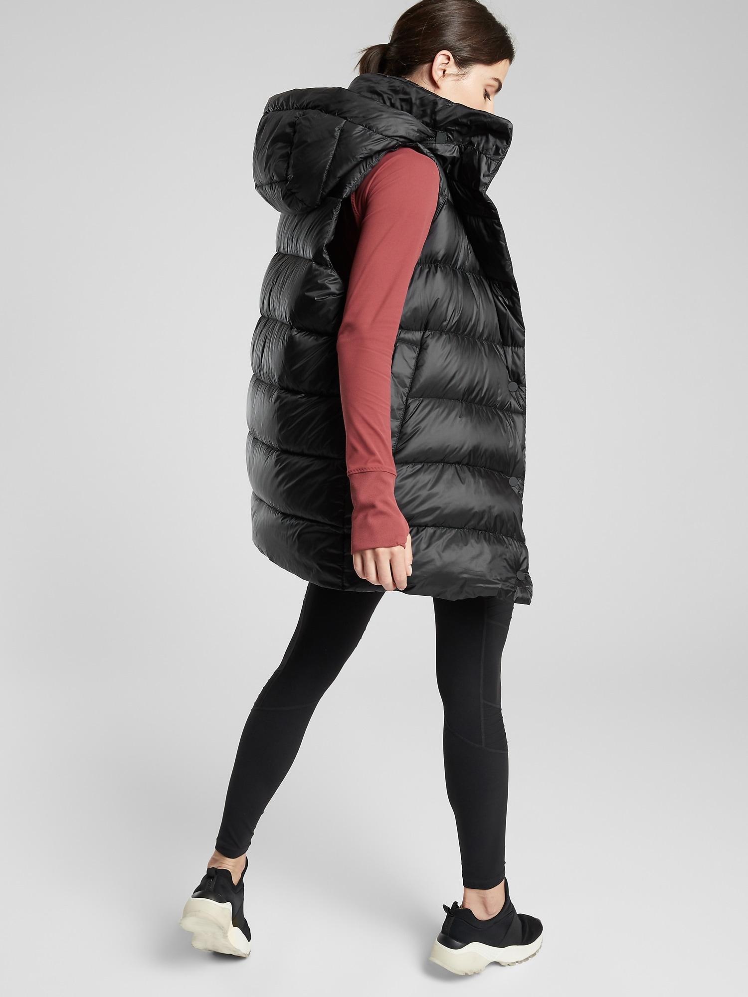 athleta down vest