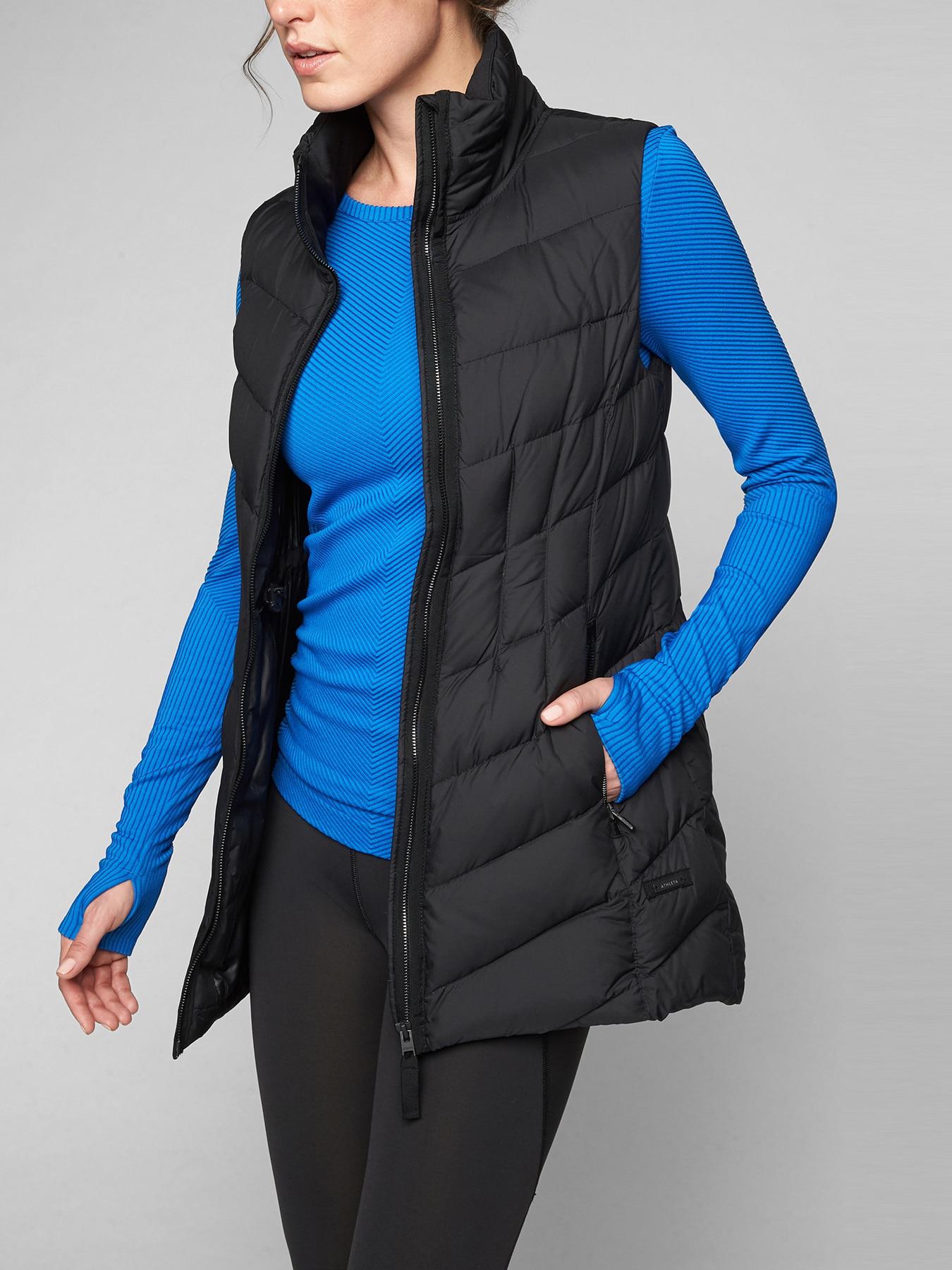 athleta down vest