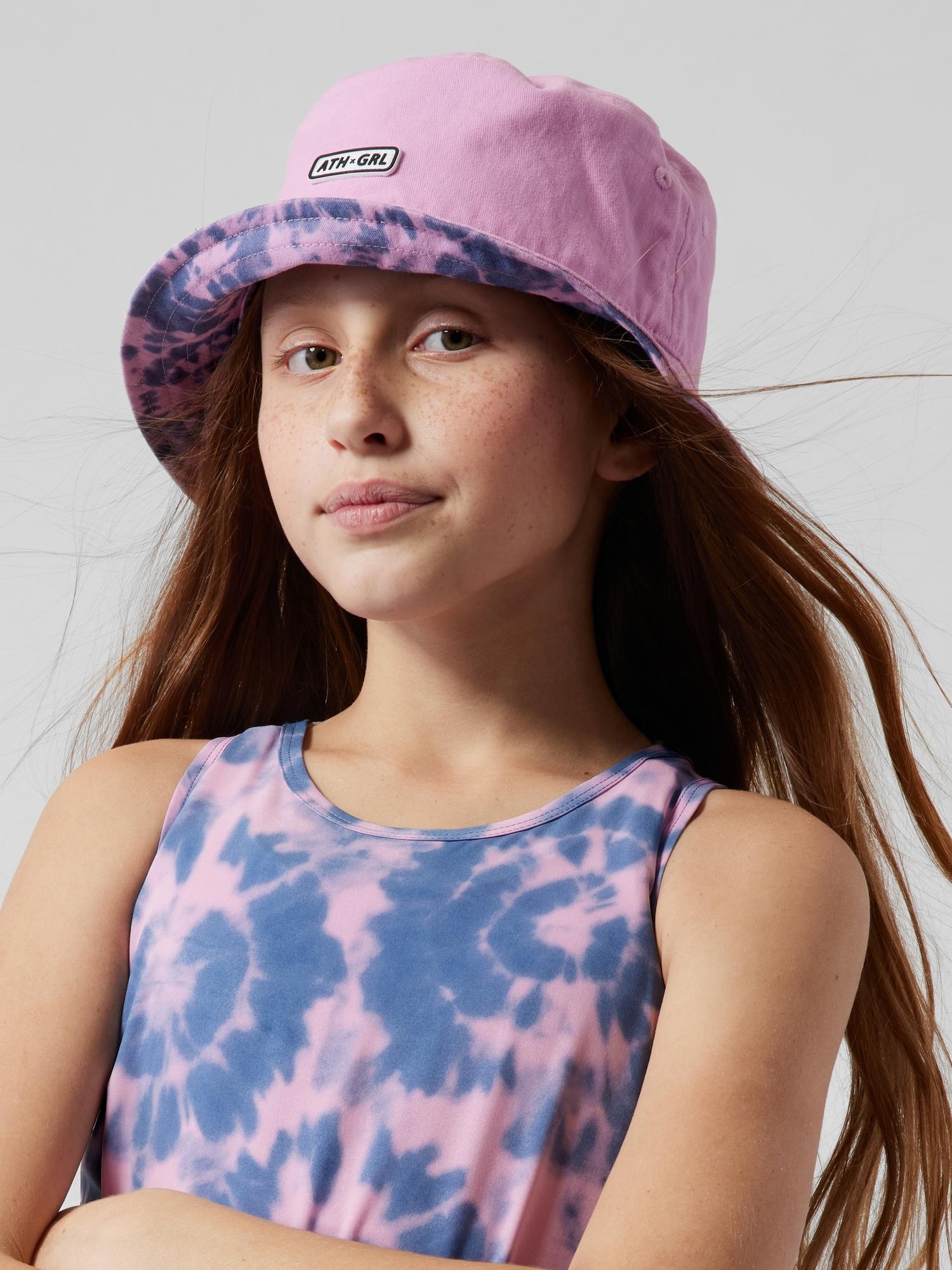 Athleta Cotton Girl Reversible Bucket 