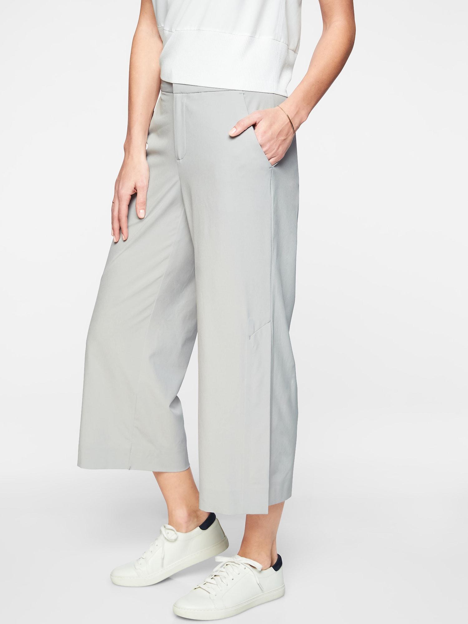 Athleta Tribeca Crop Pant in Gray | Lyst