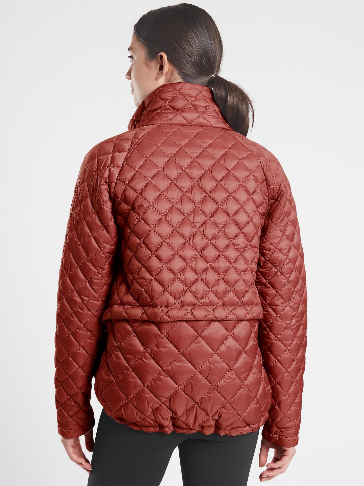 athleta red jacket