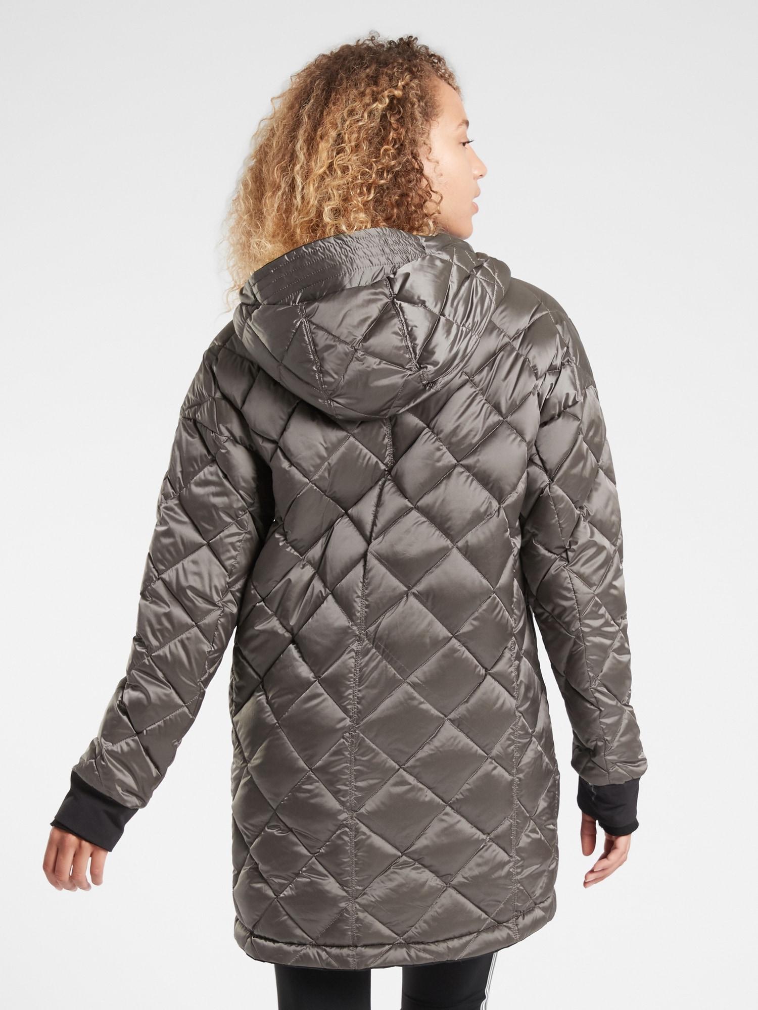 athleta vortex reversible down parka