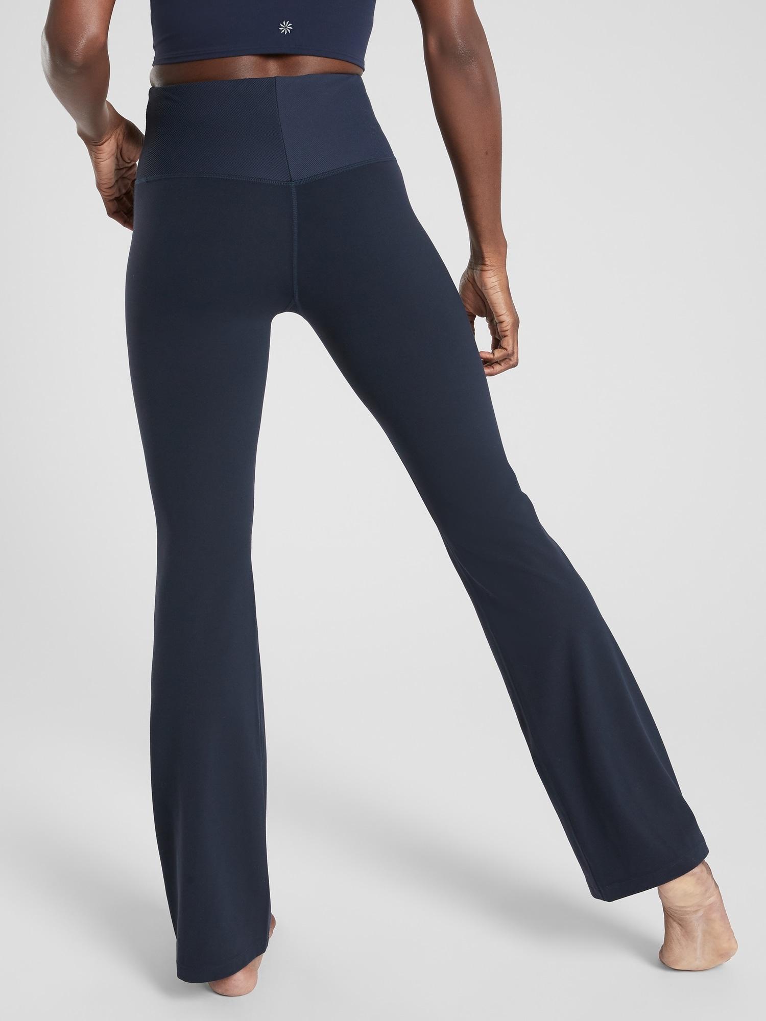 blue flare pants
