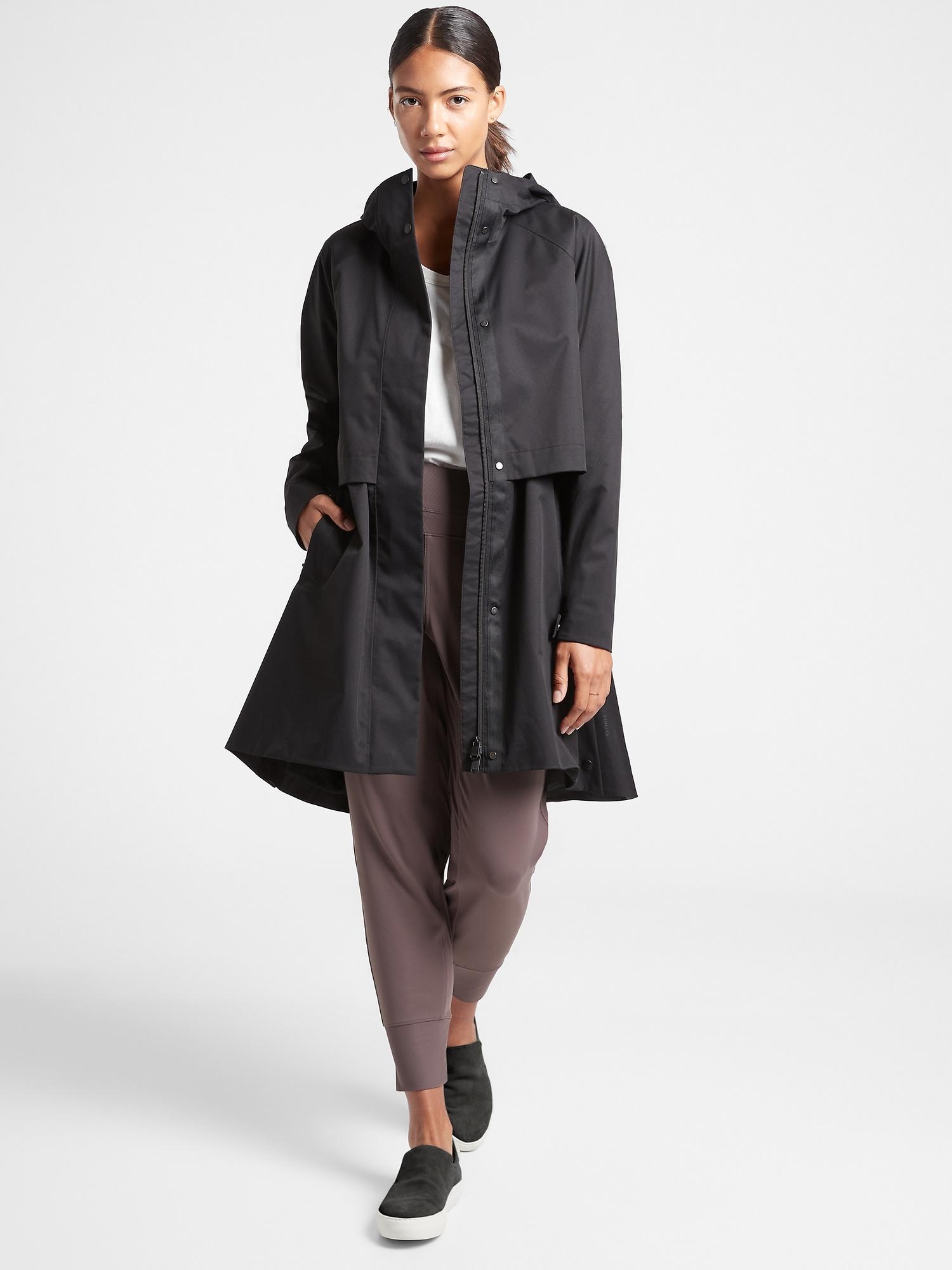 athleta trench coat