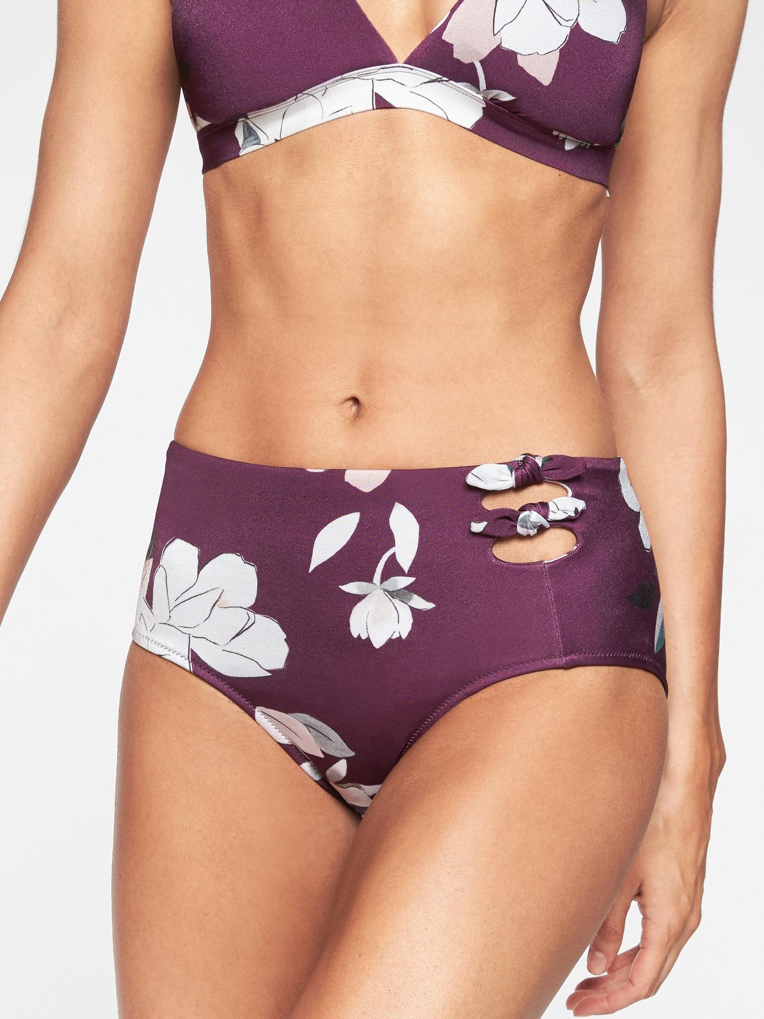 athleta high waisted swim