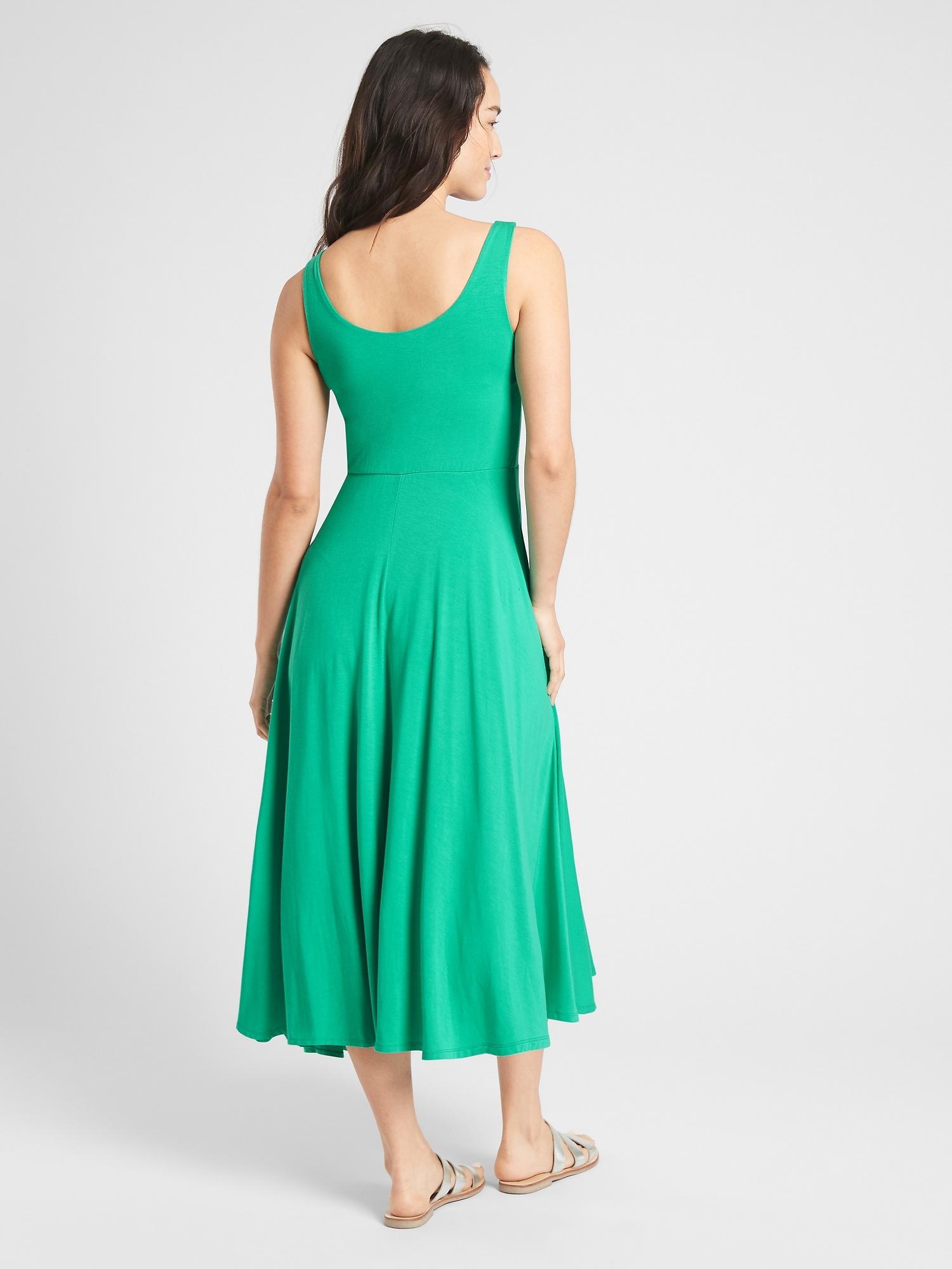 athleta costa midi dress