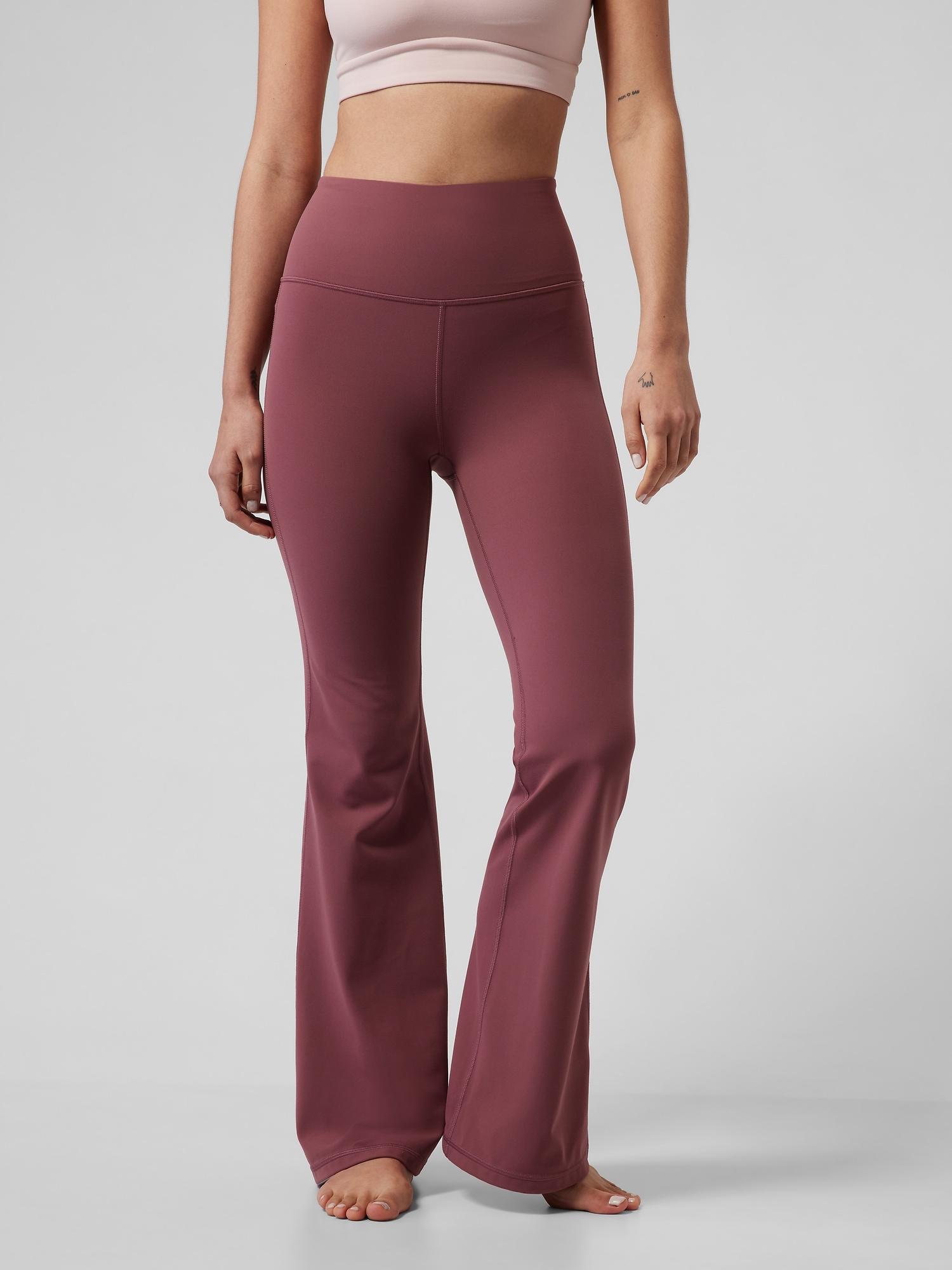 Athleta Elation Flare Pant in Red | Lyst
