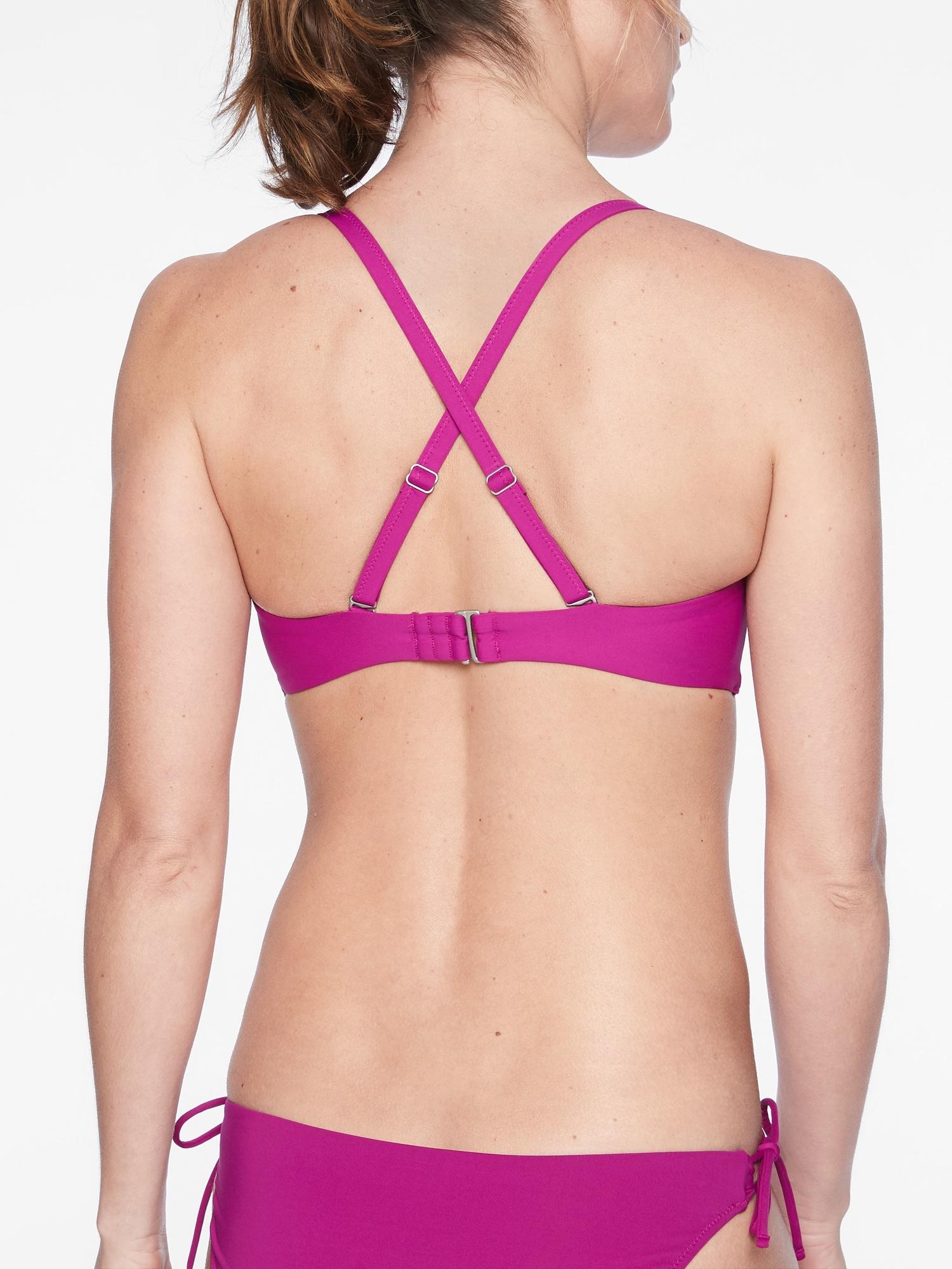 athleta twist up bikini top