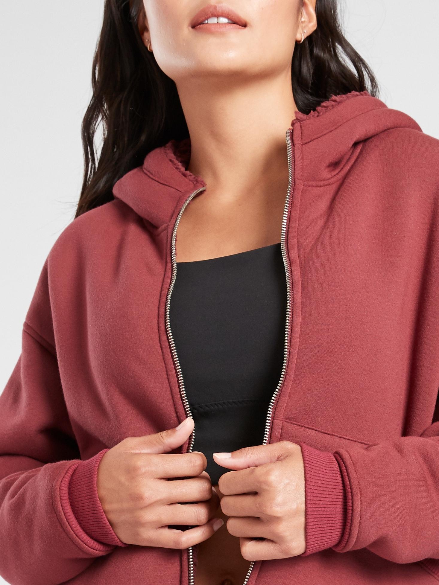 athleta red jacket