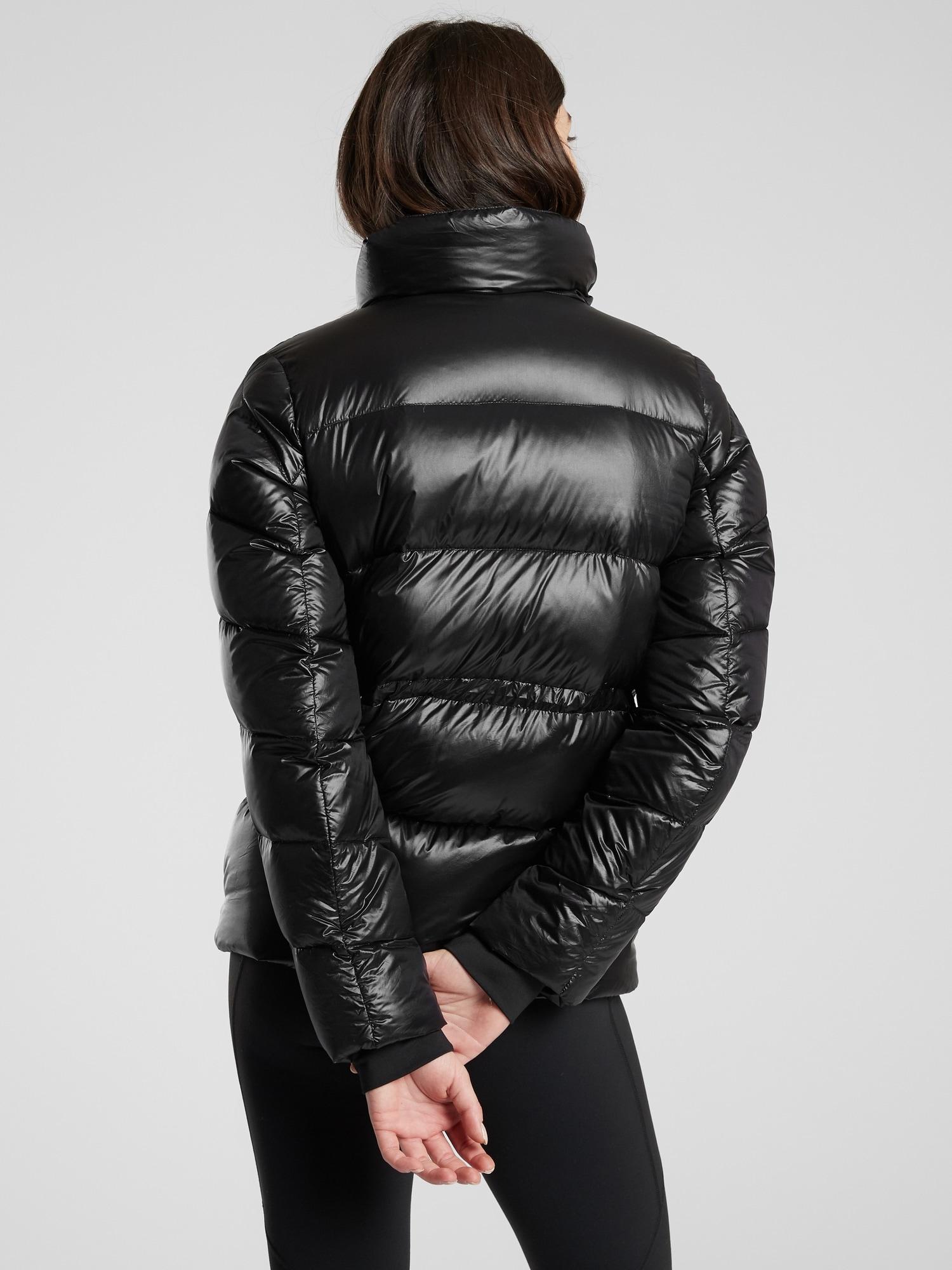 athleta black puffer jacket CEGICAP