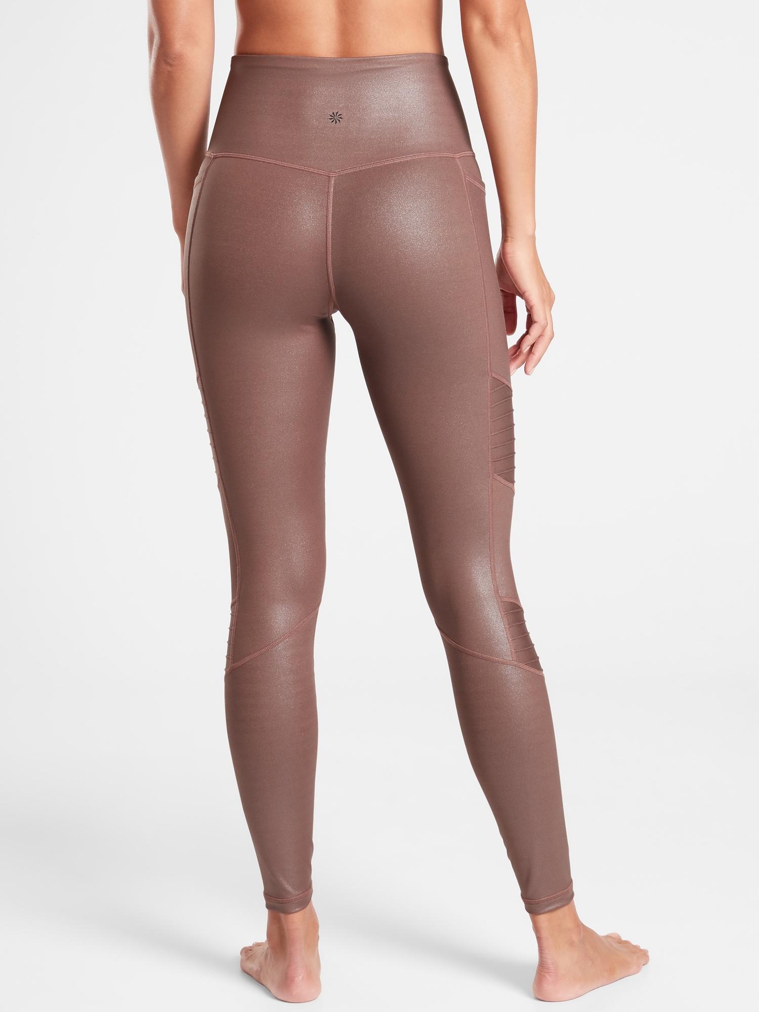 athleta shimmer tight