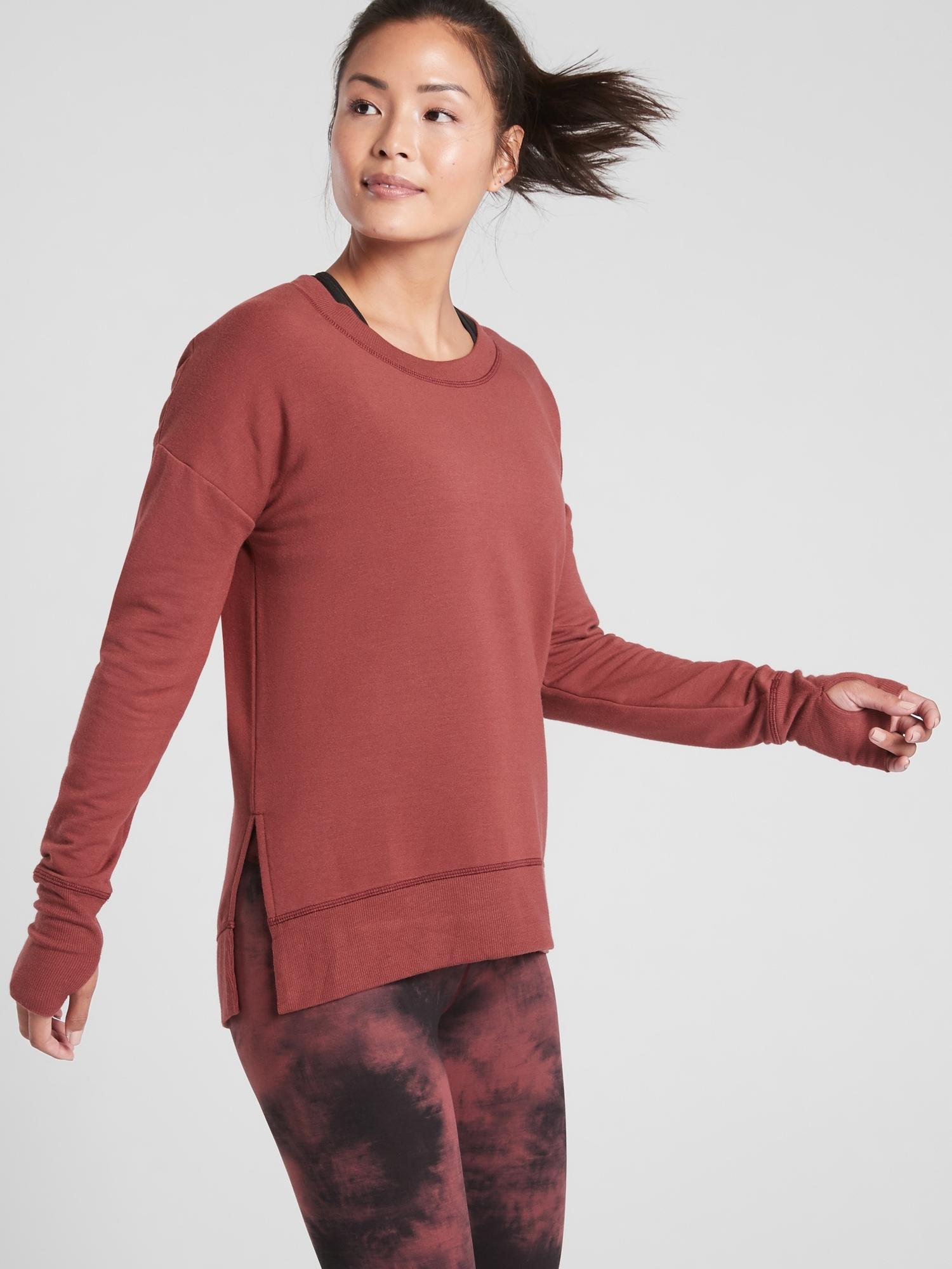 athleta round trip sweatshirt dress