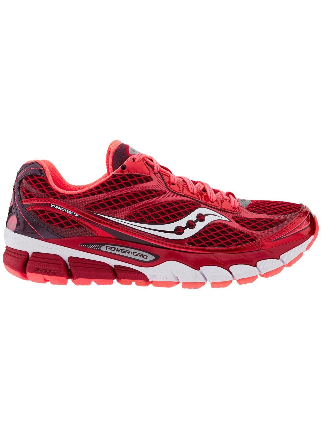 Athleta Ride 7 Run Shoe By Saucony in Red | Lyst