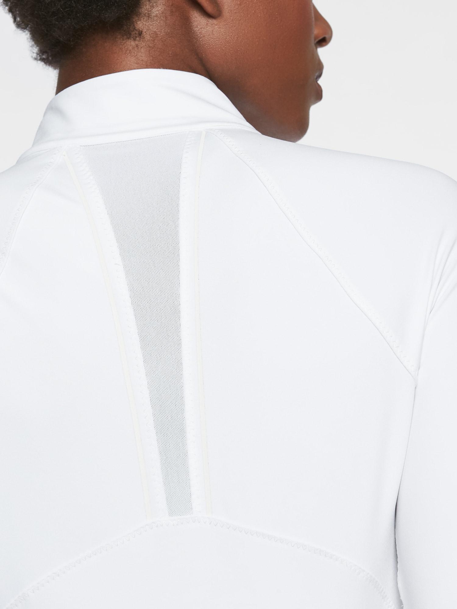 athleta run free half zip