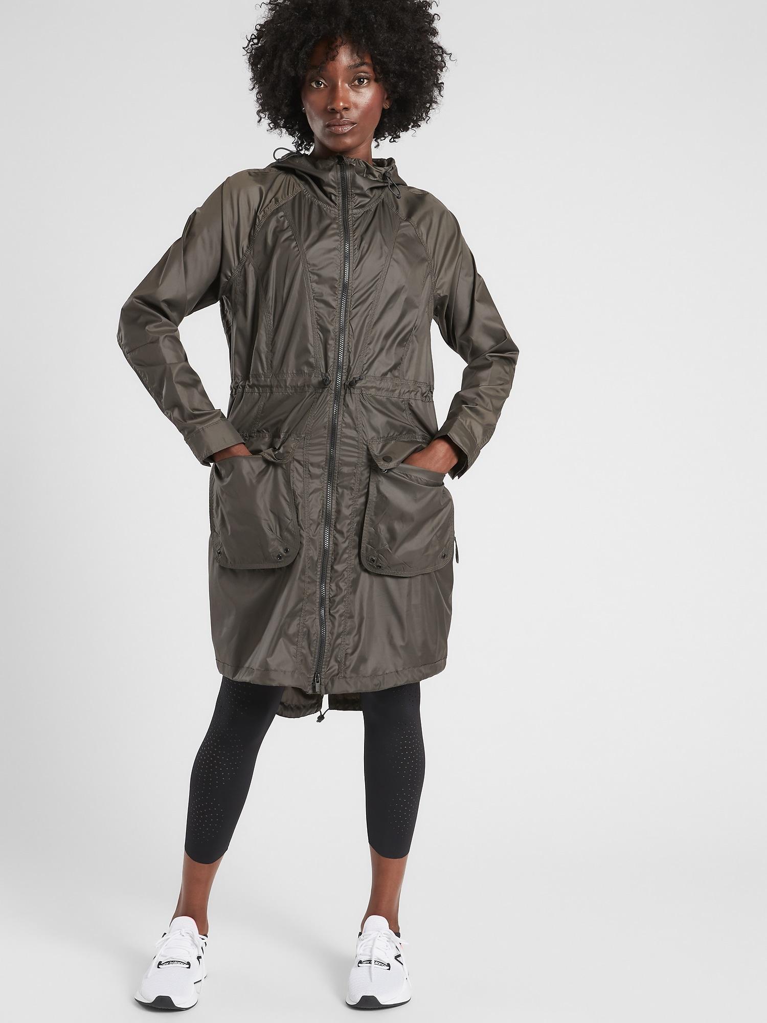 athleta raincoat
