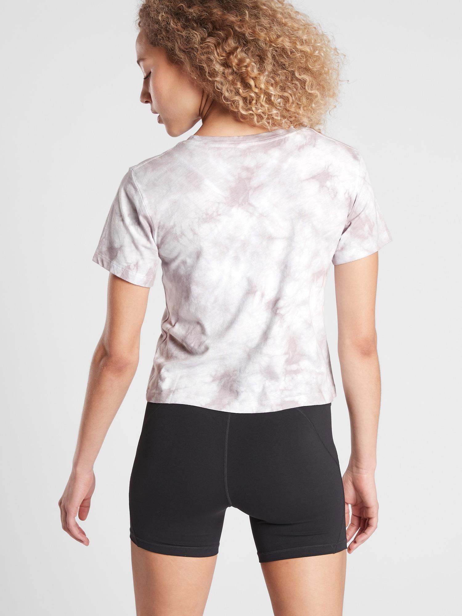 Athleta Cotton Organic Daily Crop Tie 