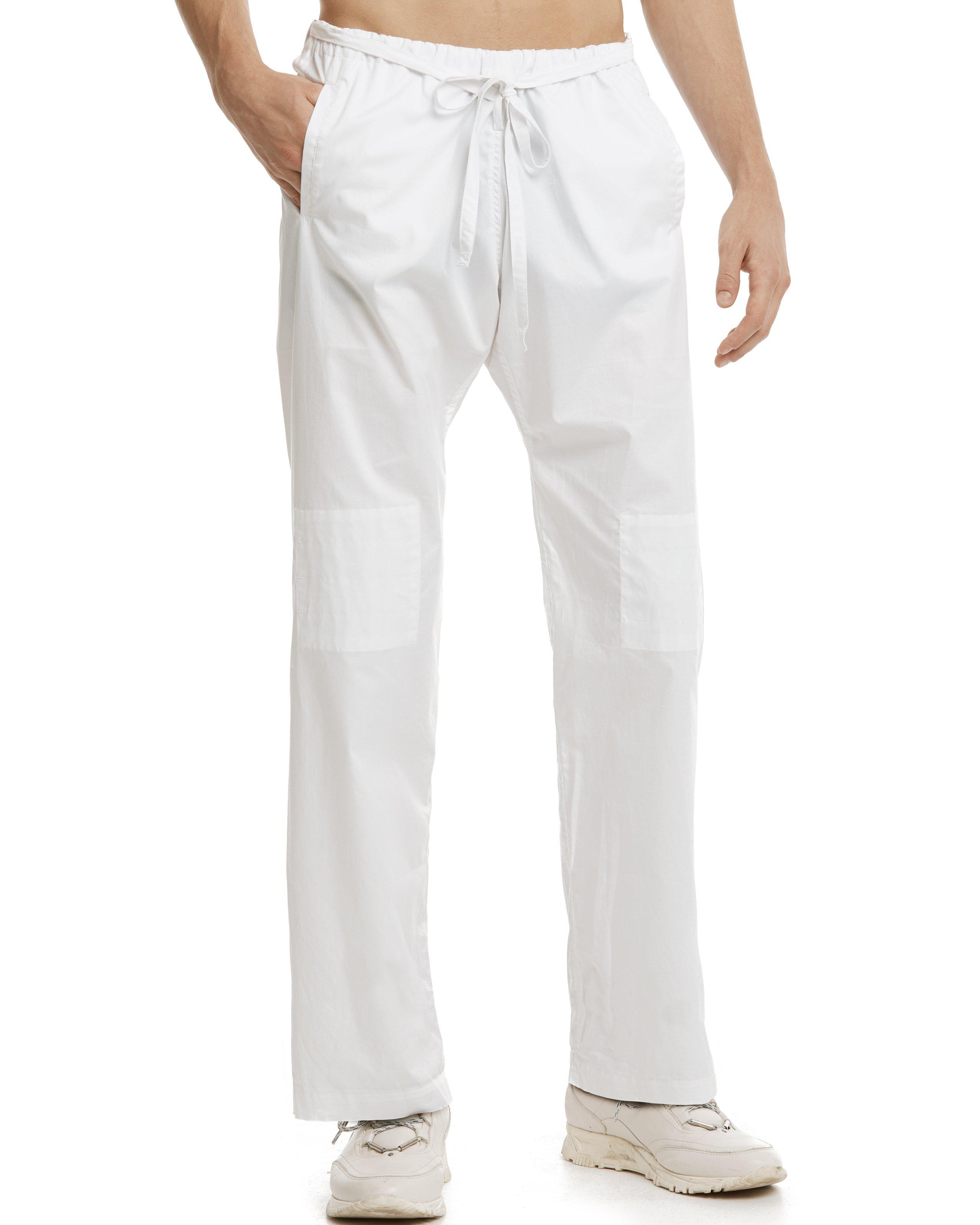 ATM Cotton Judo Pants - Exclusive in White - Lyst