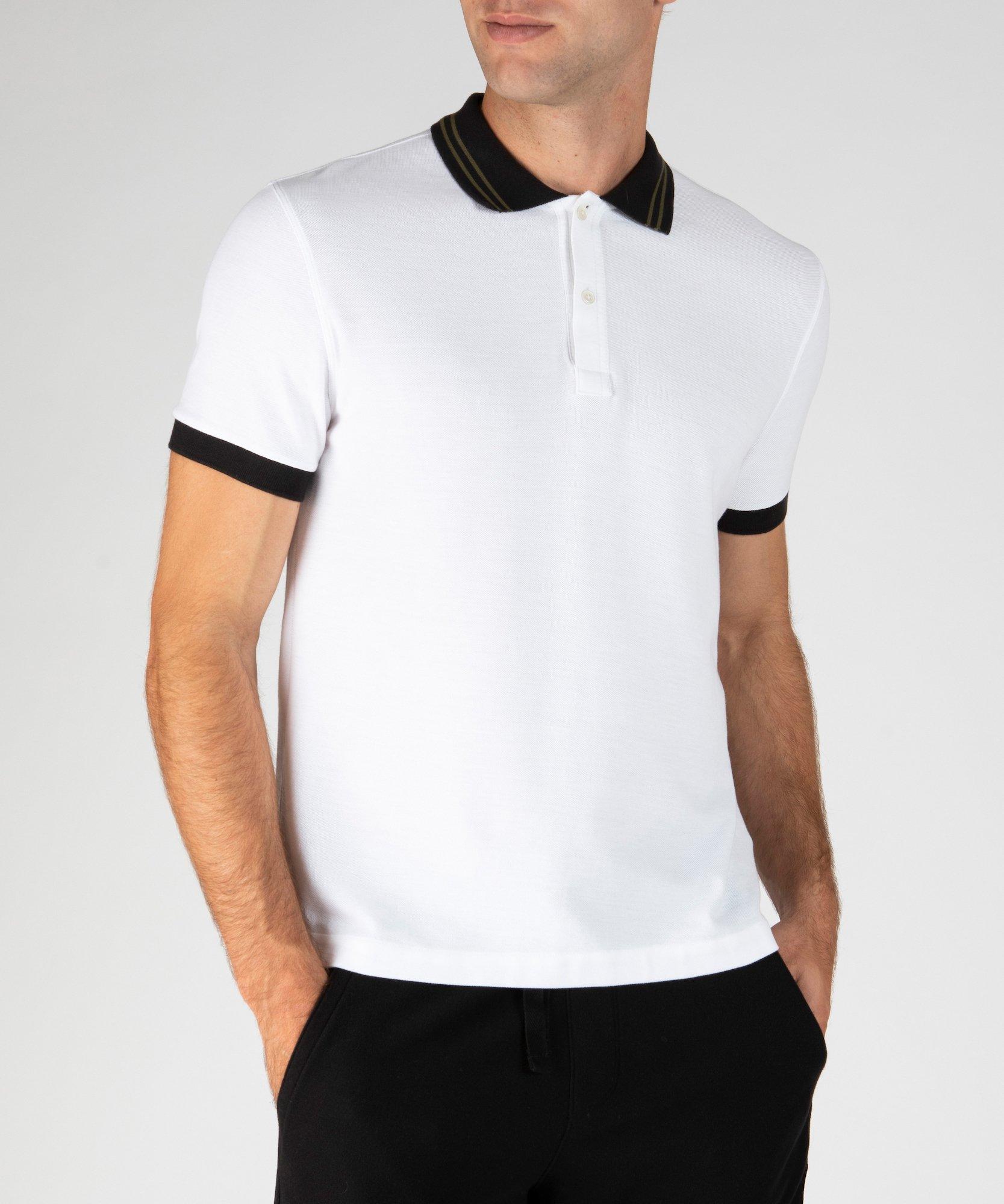 ATM Cotton Tipped Pique Polo in White for Men - Save 25% - Lyst