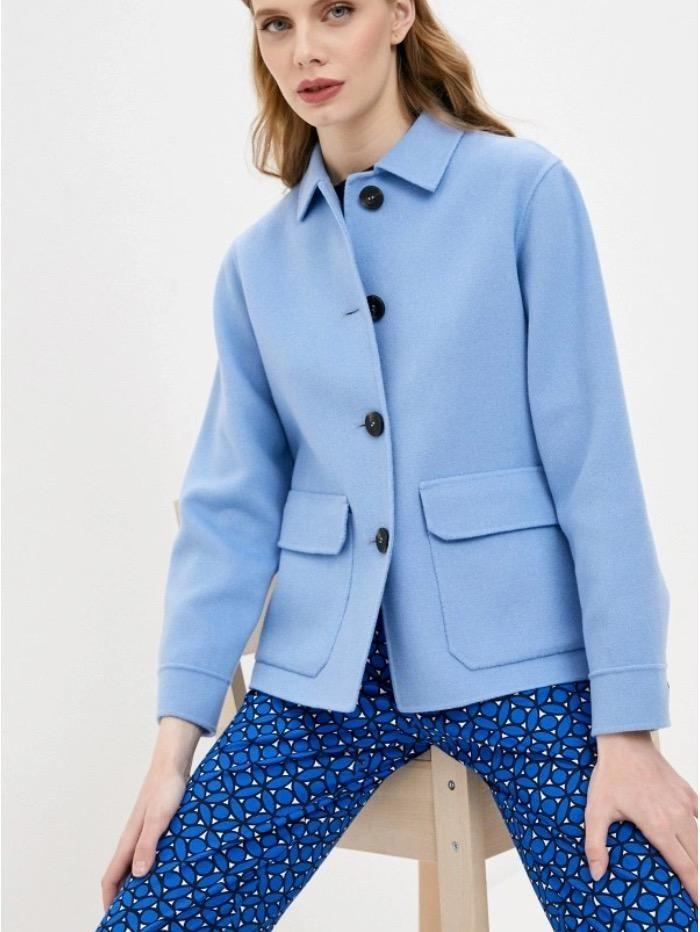 Weekend by Maxmara Weekend Max Mara Biavo Wool Jacket 50410217000 043 in  Blue - Lyst