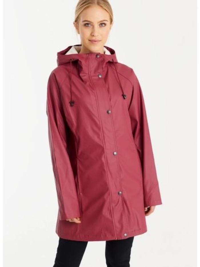 Ilse Jacobsen Synthetic Rain87 Raincoat Maroon in Burgundy (Red) - Lyst