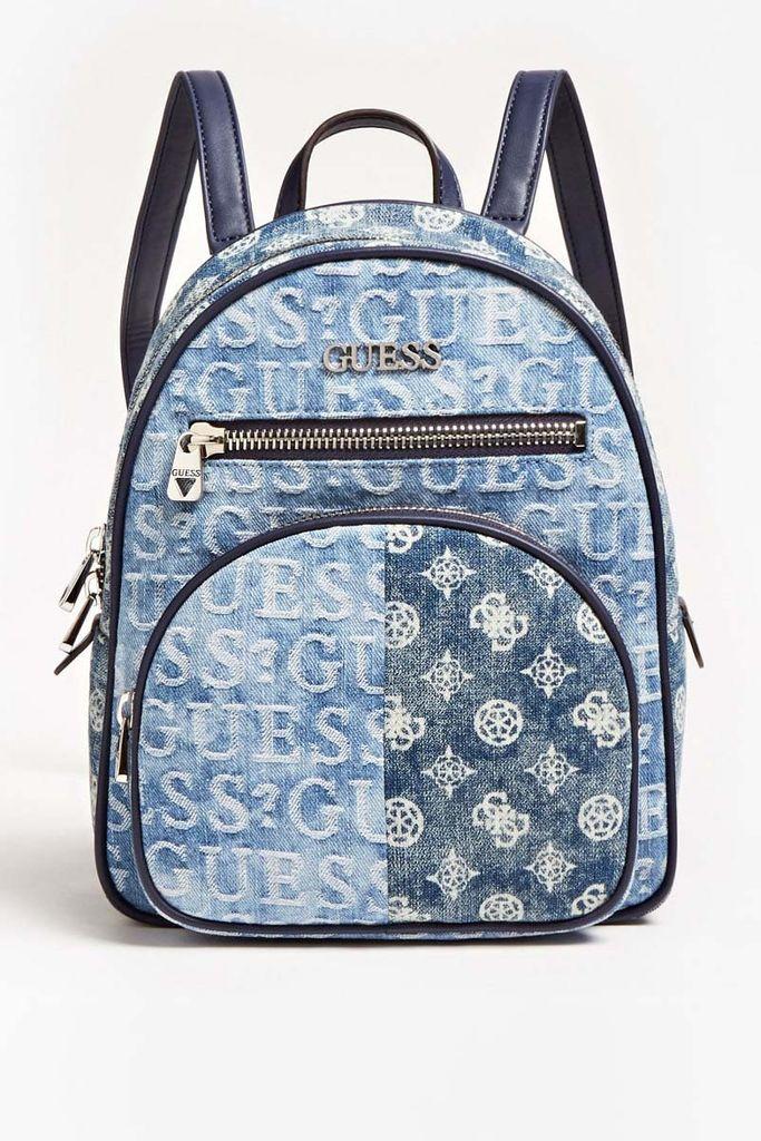 Guess Denim Ac Backpack - Hwsd7750320 in Blue | Lyst