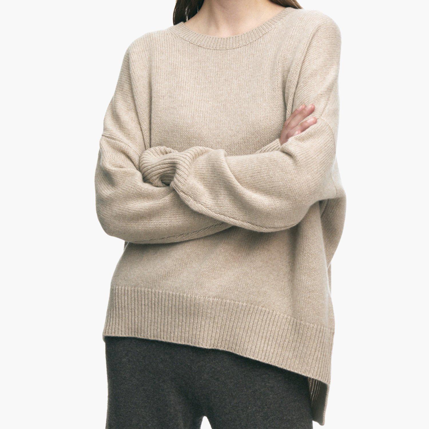 jaggad batwing sweater