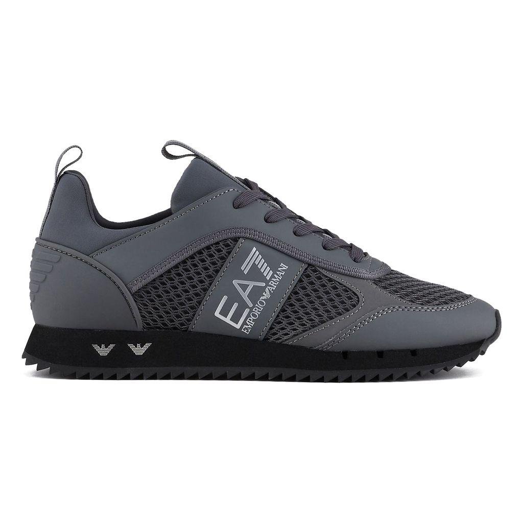 ea7 mesh run grey