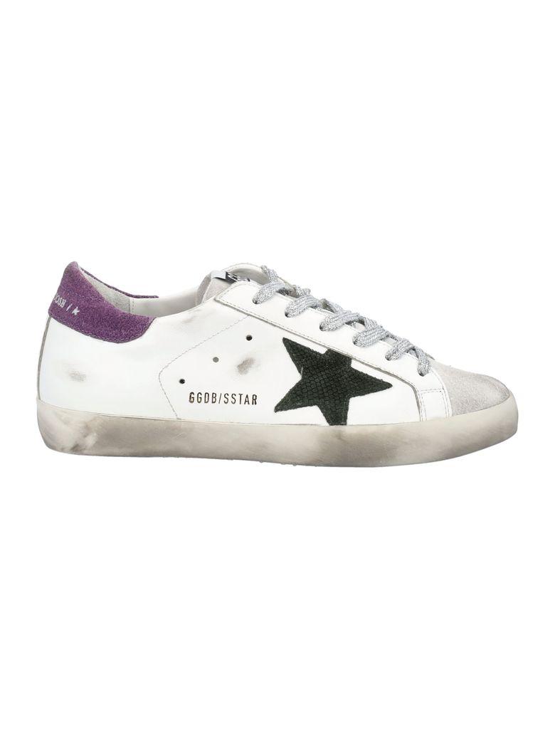 golden goose sneakers purple