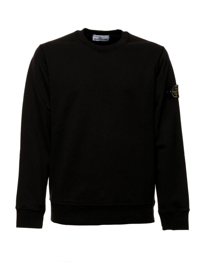 Stone Island Cotton Sweatshirt For 761563051 V0029 in Black for Men | Lyst