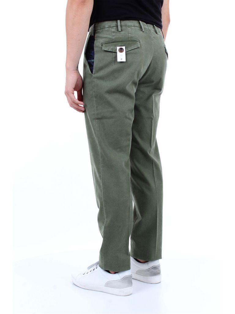 PT Torino Synthetic Trousers Chino Men Green for Men - Lyst
