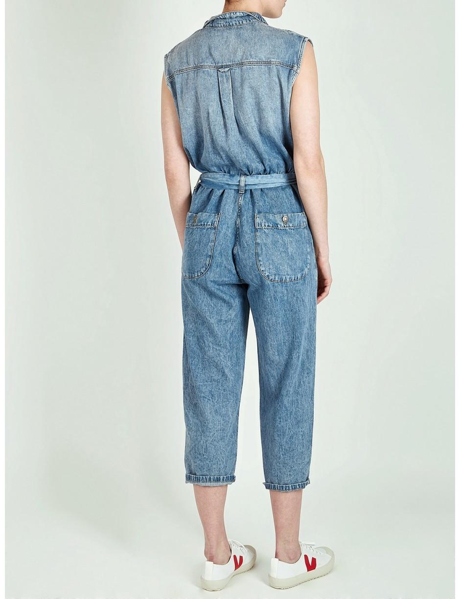 american vintage denim jumpsuit