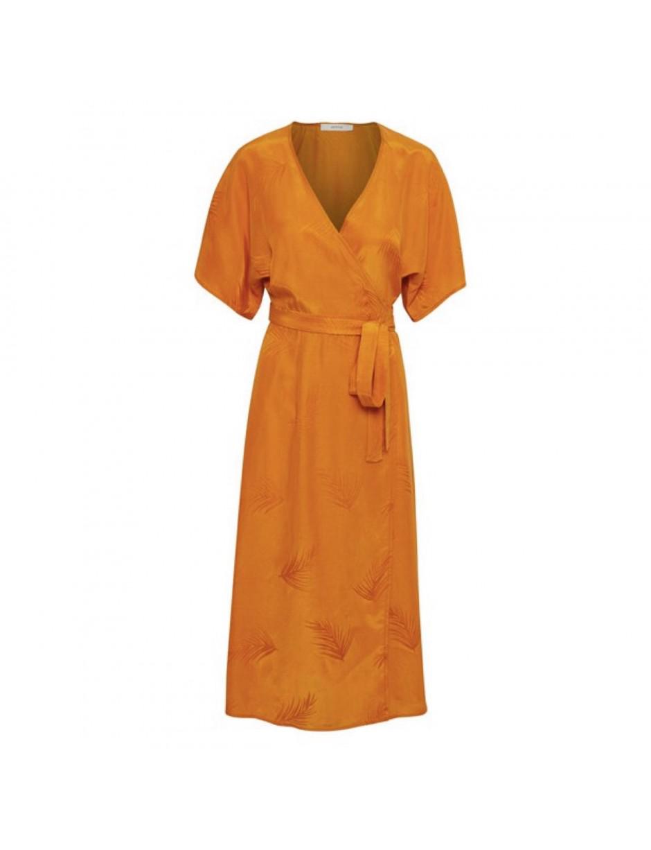Gestuz Ami Long Dress in Orange - Lyst