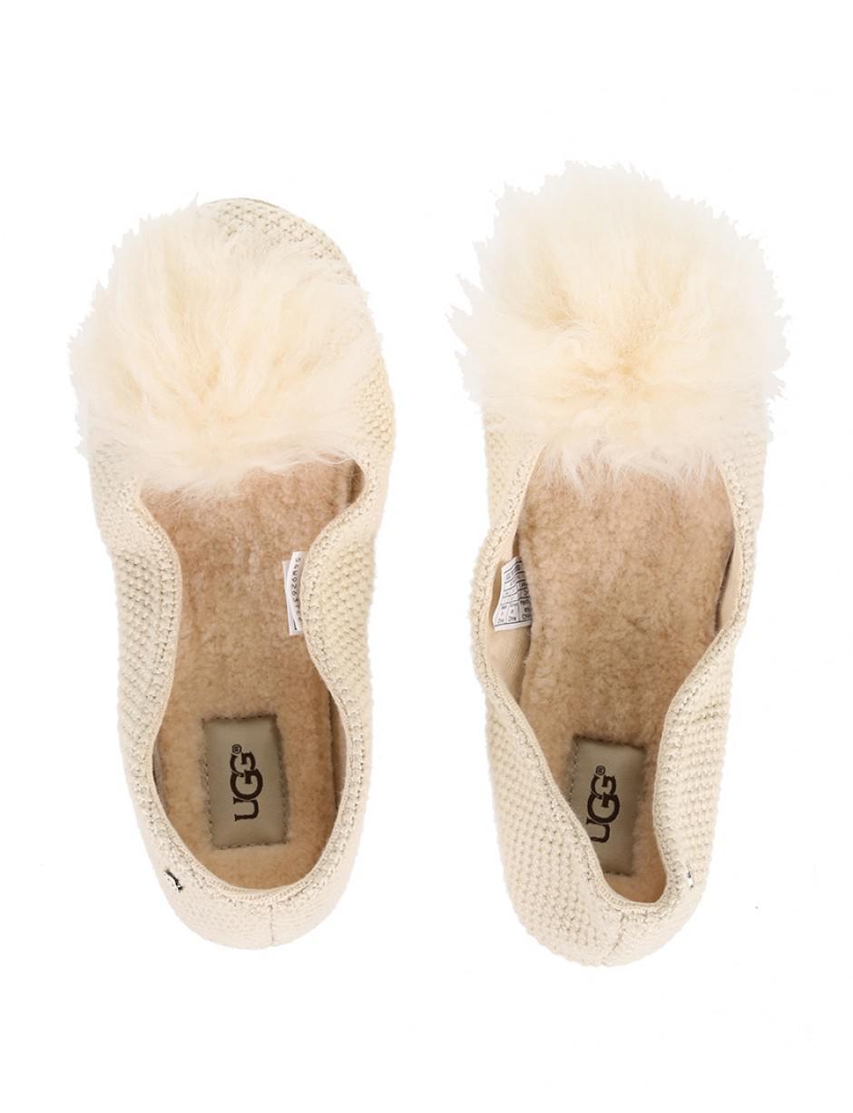 UGG Women's Andi Pom Pom Slippers Lyst