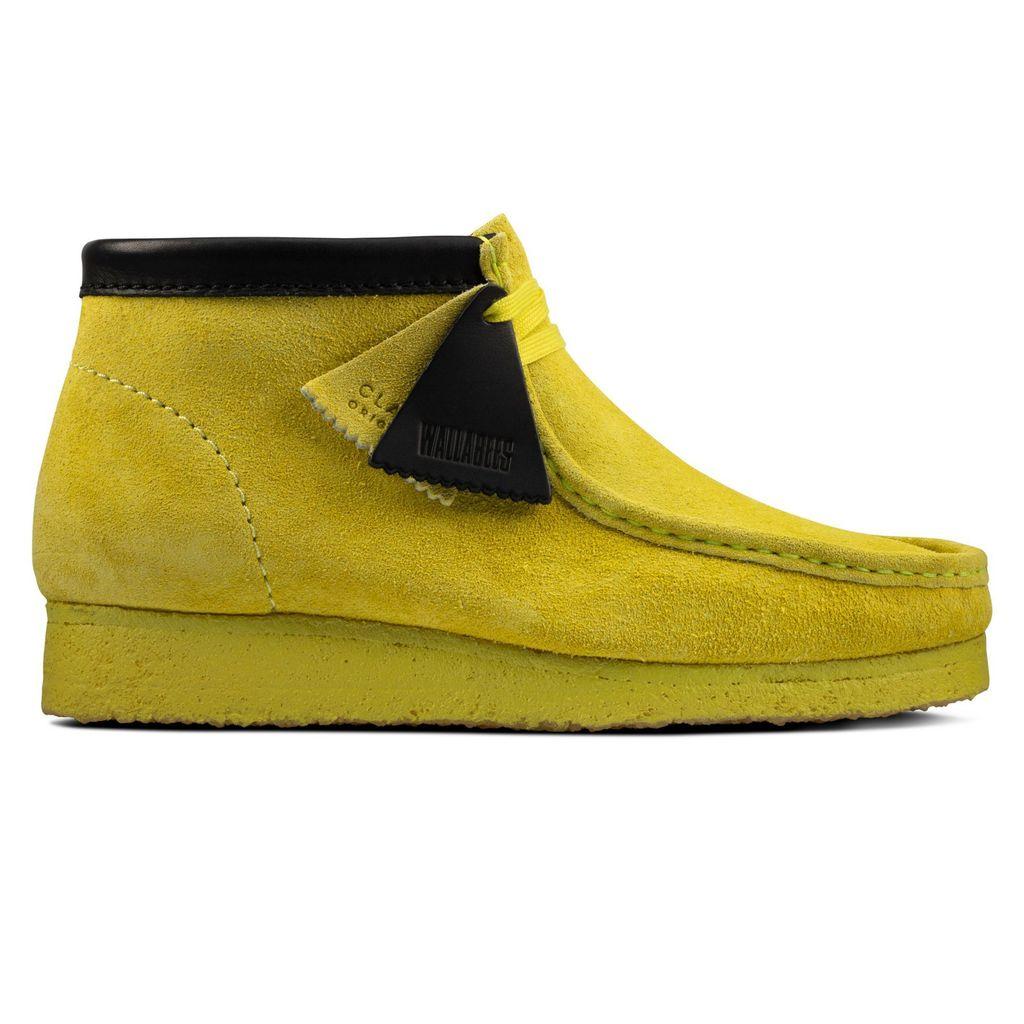 clarks wallabee yellow